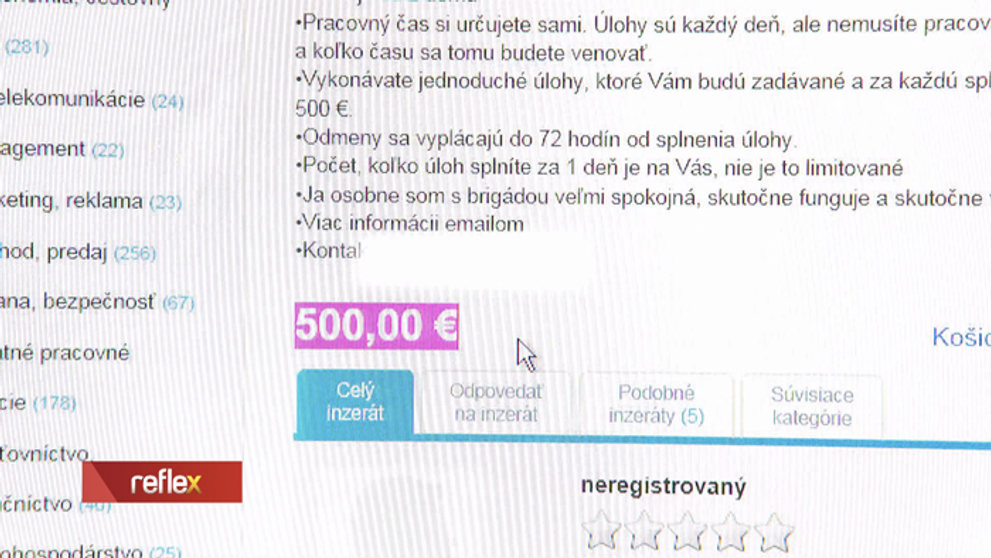 Lákavá práca z domu