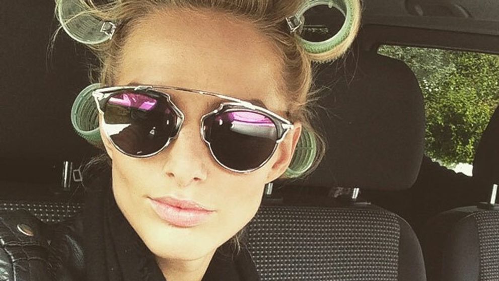 V natáčkach a bez mejkapu!