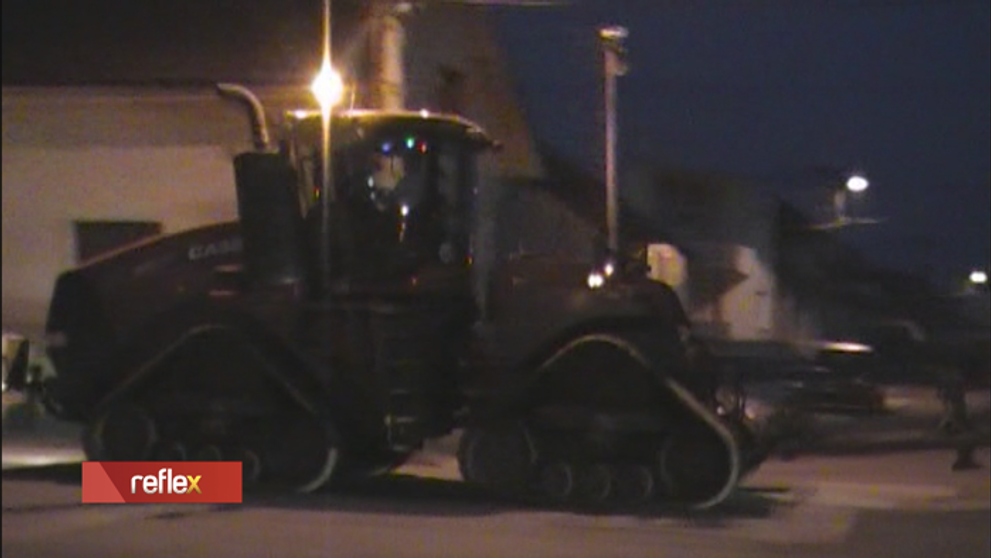 Rozbitá cesta v Malackách