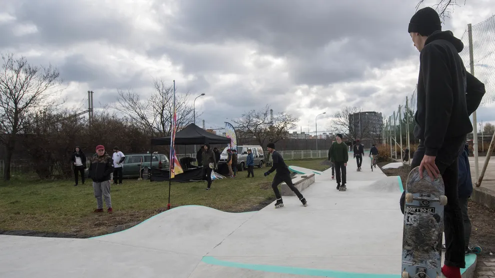 V Bratislave otvorili prvý betónový skatepark