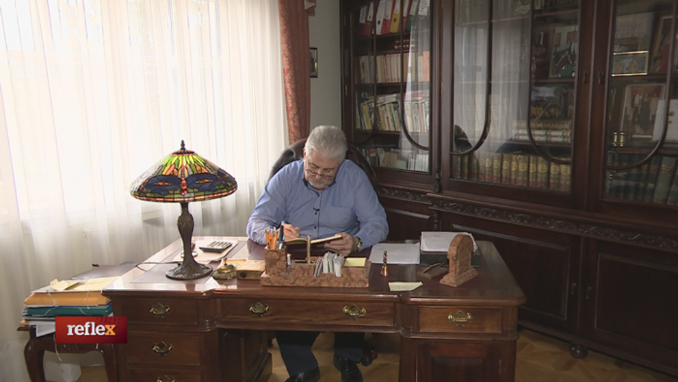 Oliver Andrásy oslavuje