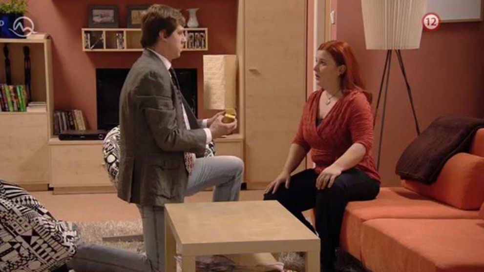 Zúfalka Ľubka a všadebol Macek! Veselí seriáloví snúbenci hosťami Telerána!