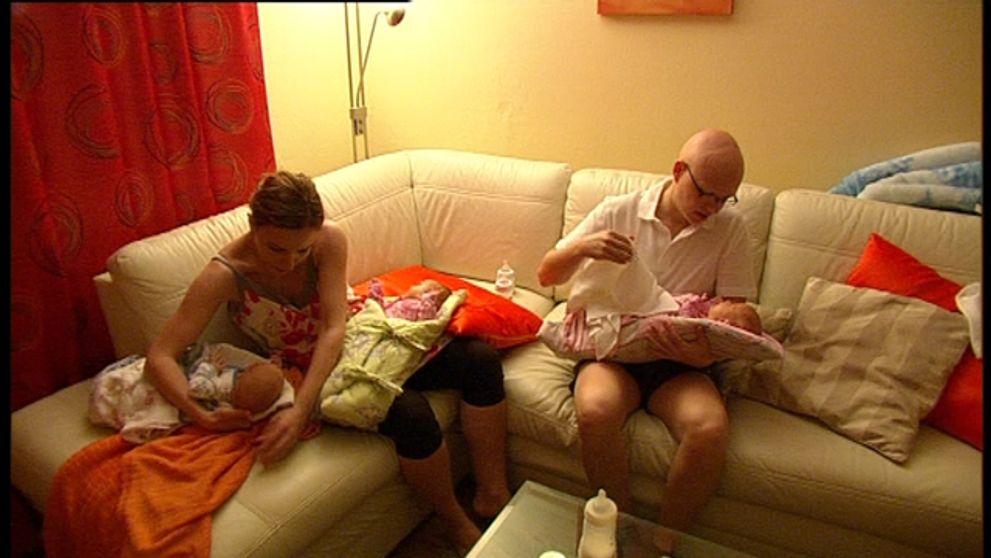 Strávili sme noc s rodičmi trojčiat