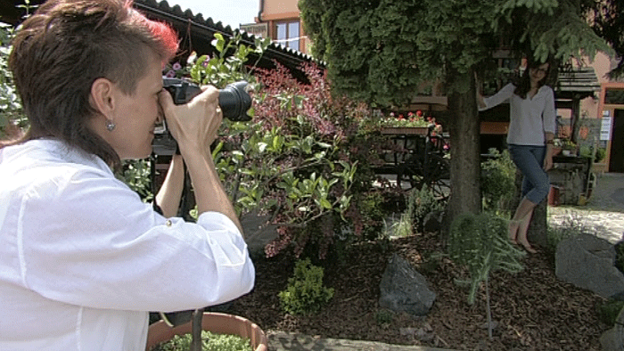 Poloslepá fotografka