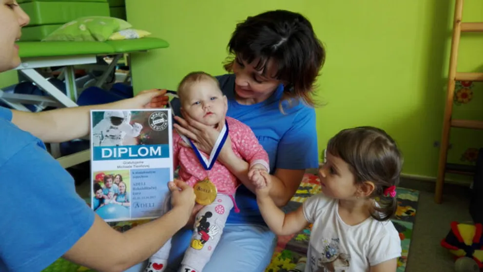 Diagnóza malej Mišky znie: prekonaná kongenitálna CMV infekcia a s ňou spojené následky...