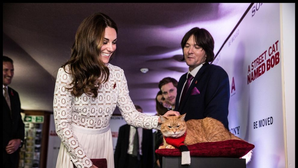 Príbeh, ktorý očaril aj vojvodkyňu Kate! Život hudobníka závislého na heroíne zachránil kocúr