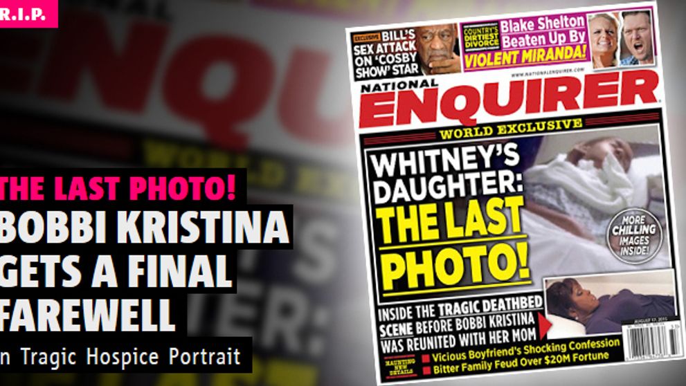 Magazín zverejnil poslednú foto dcéry Whitney Houston na smrteľnej posteli