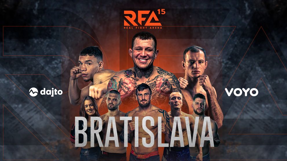 RFA sa vracia do Bratislavy. Atraktívny galavečer s titulovým zápasom uvidia naživo diváci na Voyo a Dajto