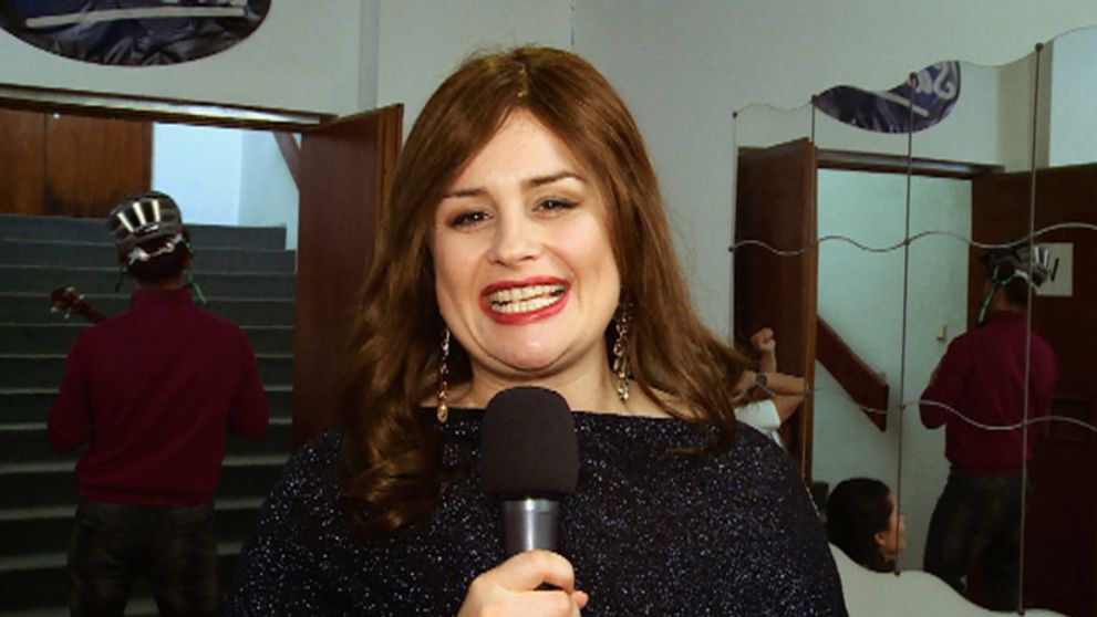 Petra Polnišová ako moderátorka Jelito Alagýč. Toto je sila!