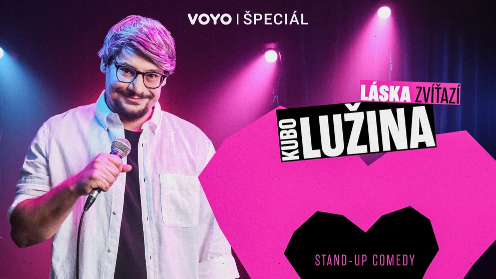 Zábava na Voyo sa nekončí! Komik Kubo Lužina prichádza so stand-upom Láska zvíťazí