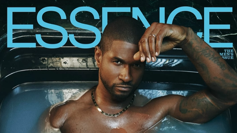 Najodvážnejšia titulka Ushera. Nahý vo vani a ešte aj bez peny