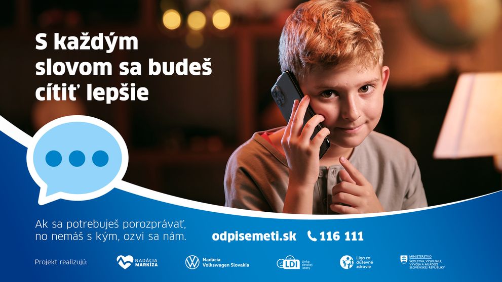 Projekt Odpíšeme Ti sa po novom venuje duševnému zdraviu detí, ambasádorom je Jakub Jablonský