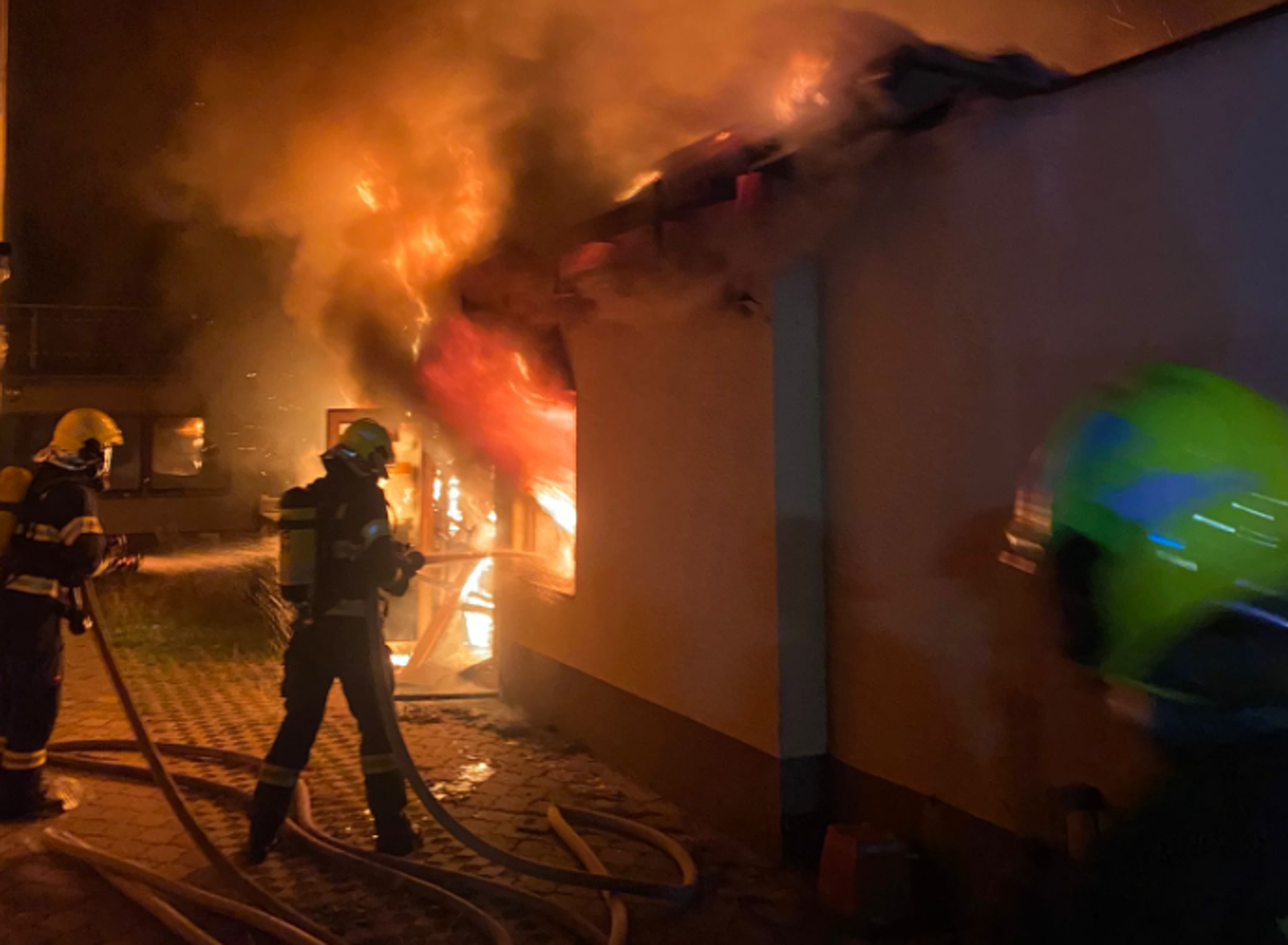 Požiar v Bratislave.