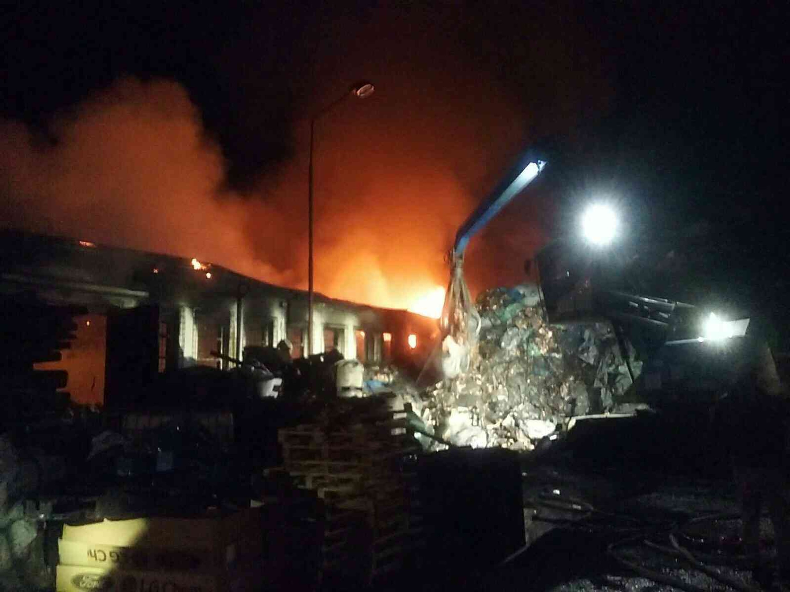 Požiar v Hornom Hričove.