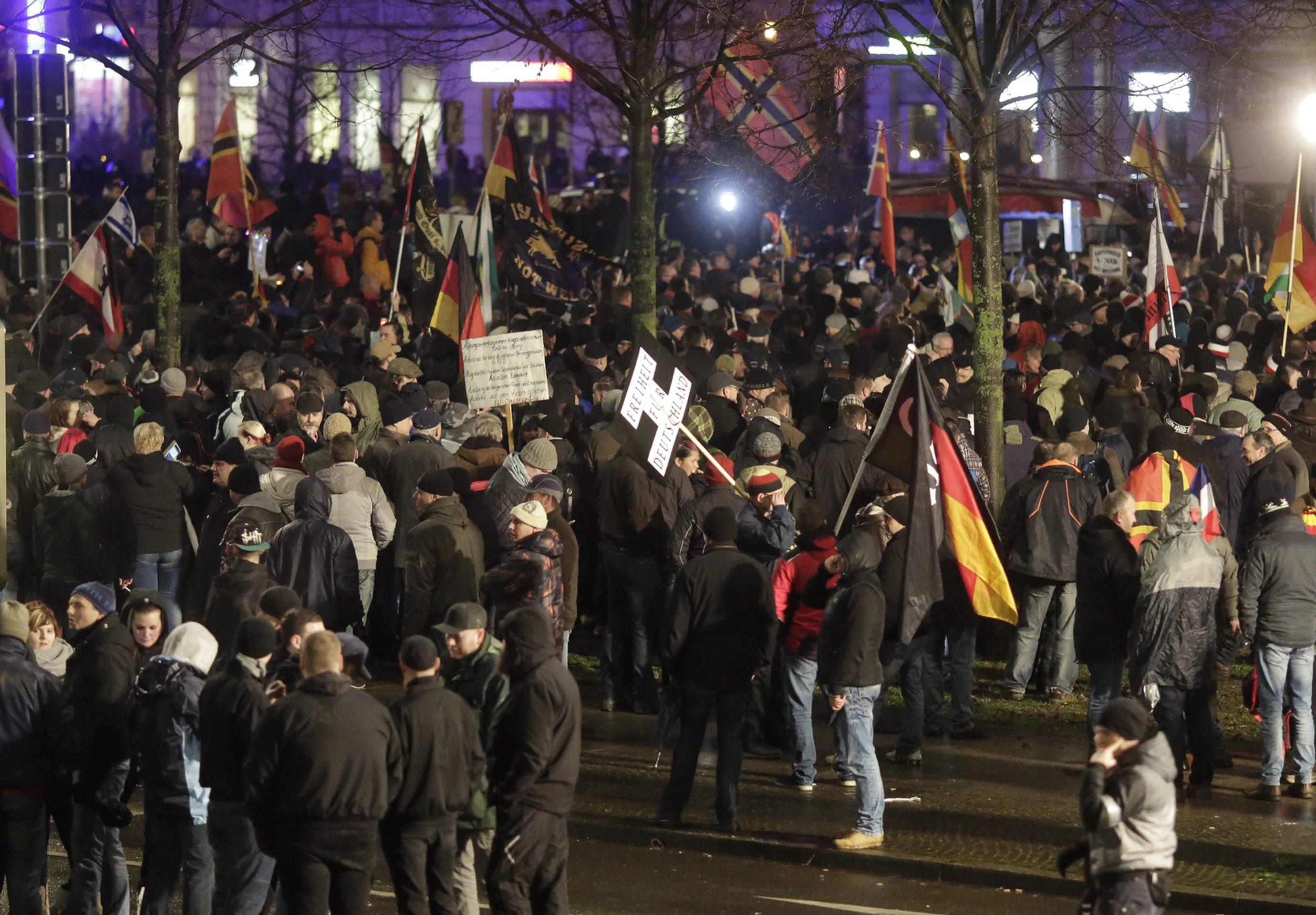 Protest v Lipsku