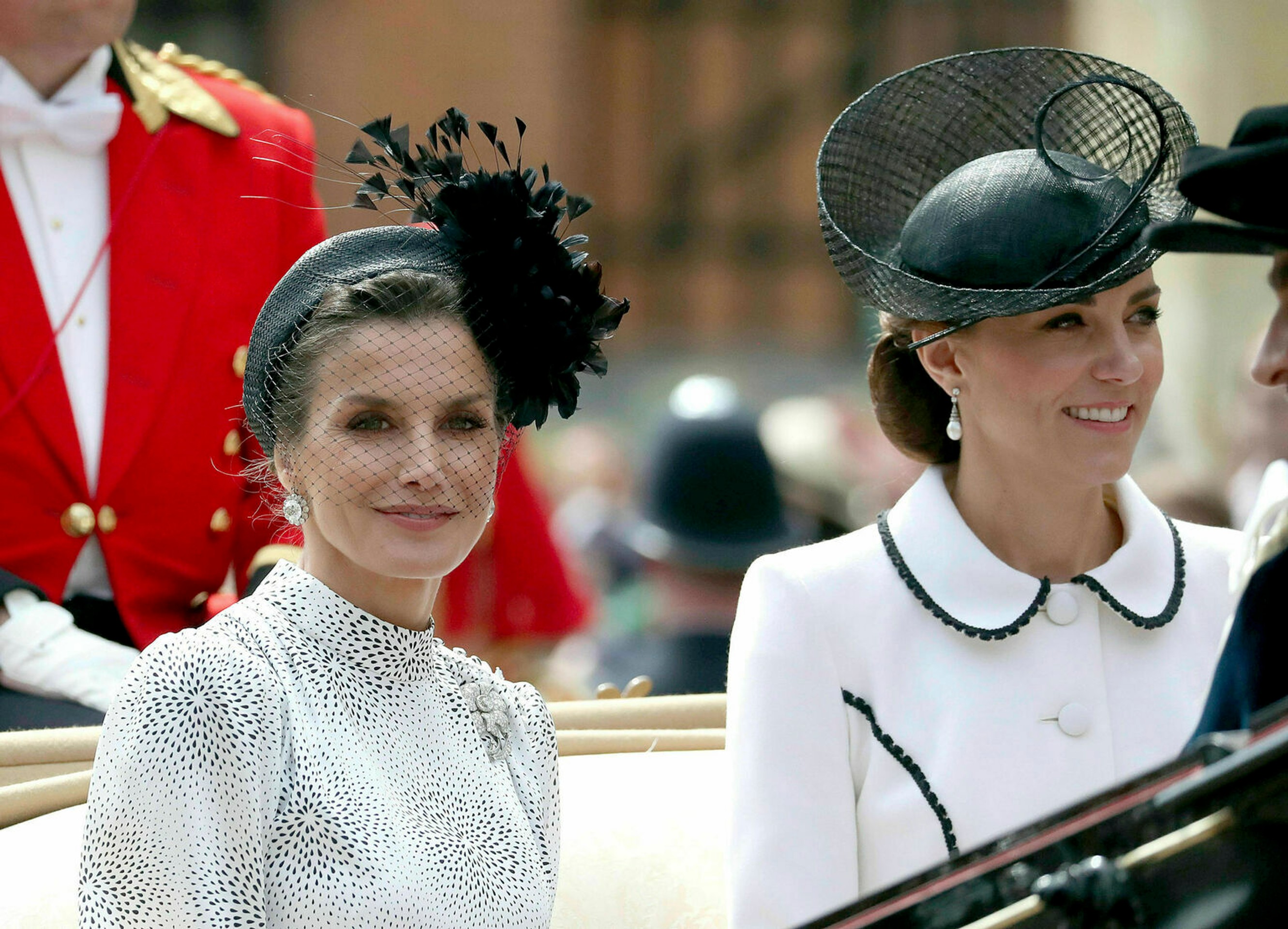 Kráľovná Letizia s vojvodkyňou Kate.