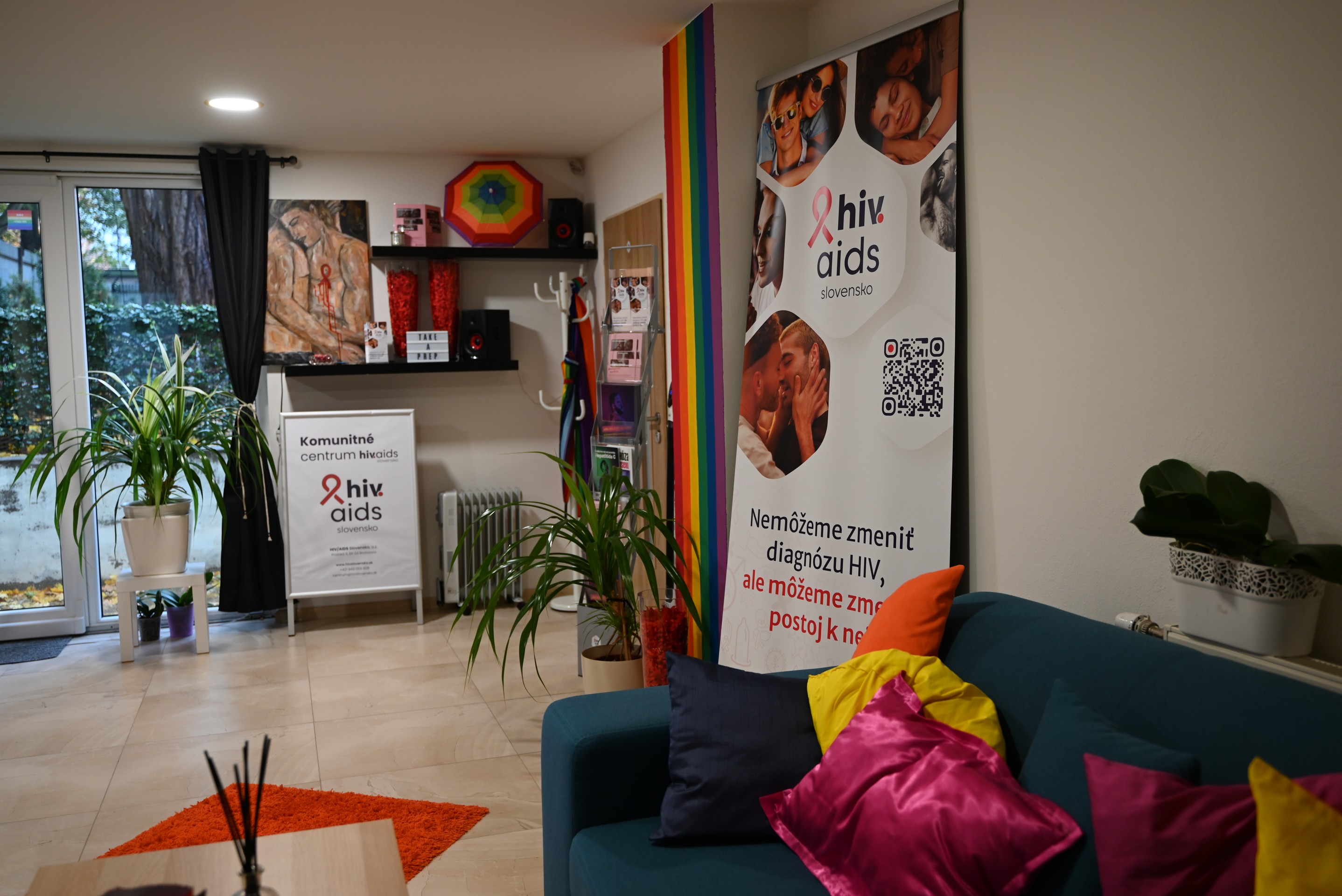 Priestory OZ HIV/AIDS Slovensko.
