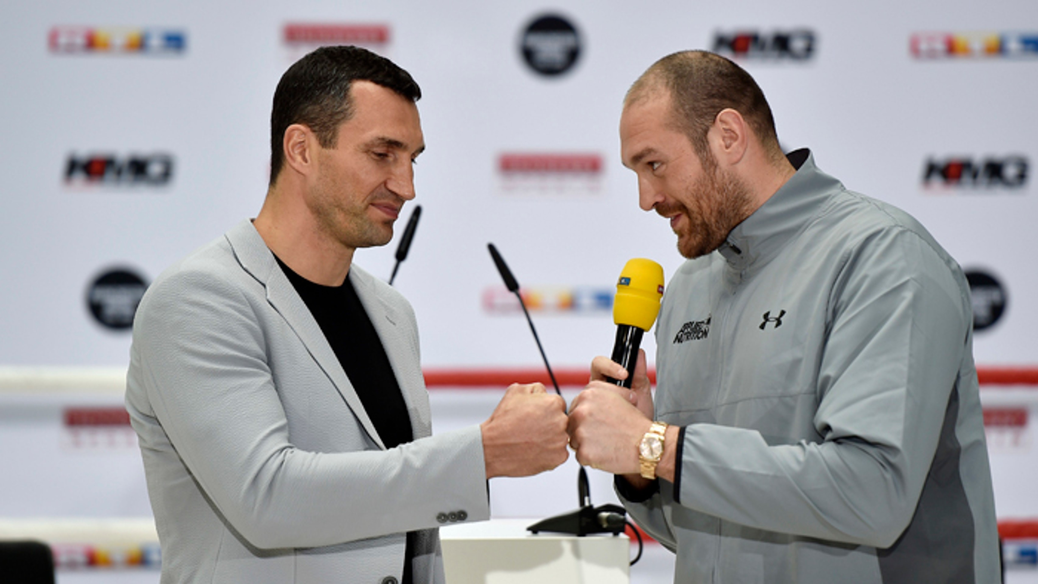 Vladimír Kličko a Tyson Fury.