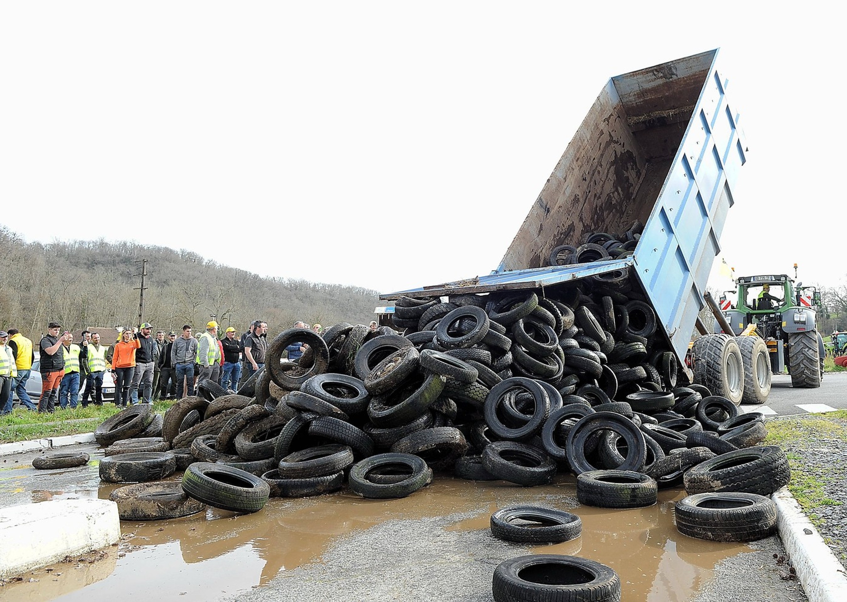 Protesty vo Francúzsku. 
