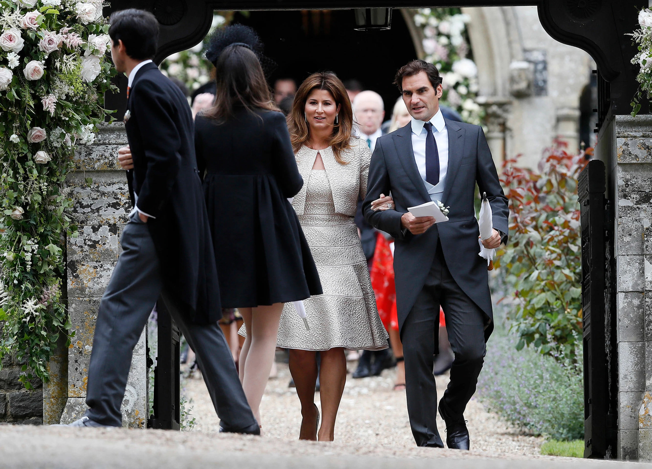 Roger Federer s manželkou Mirkou.