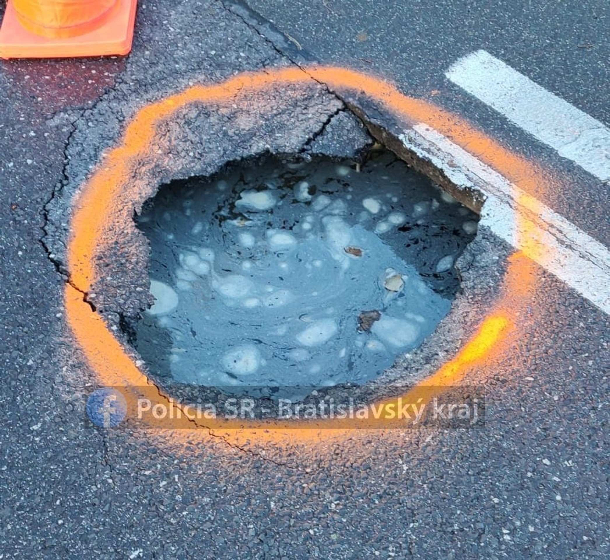 Prepadnutá vozovka