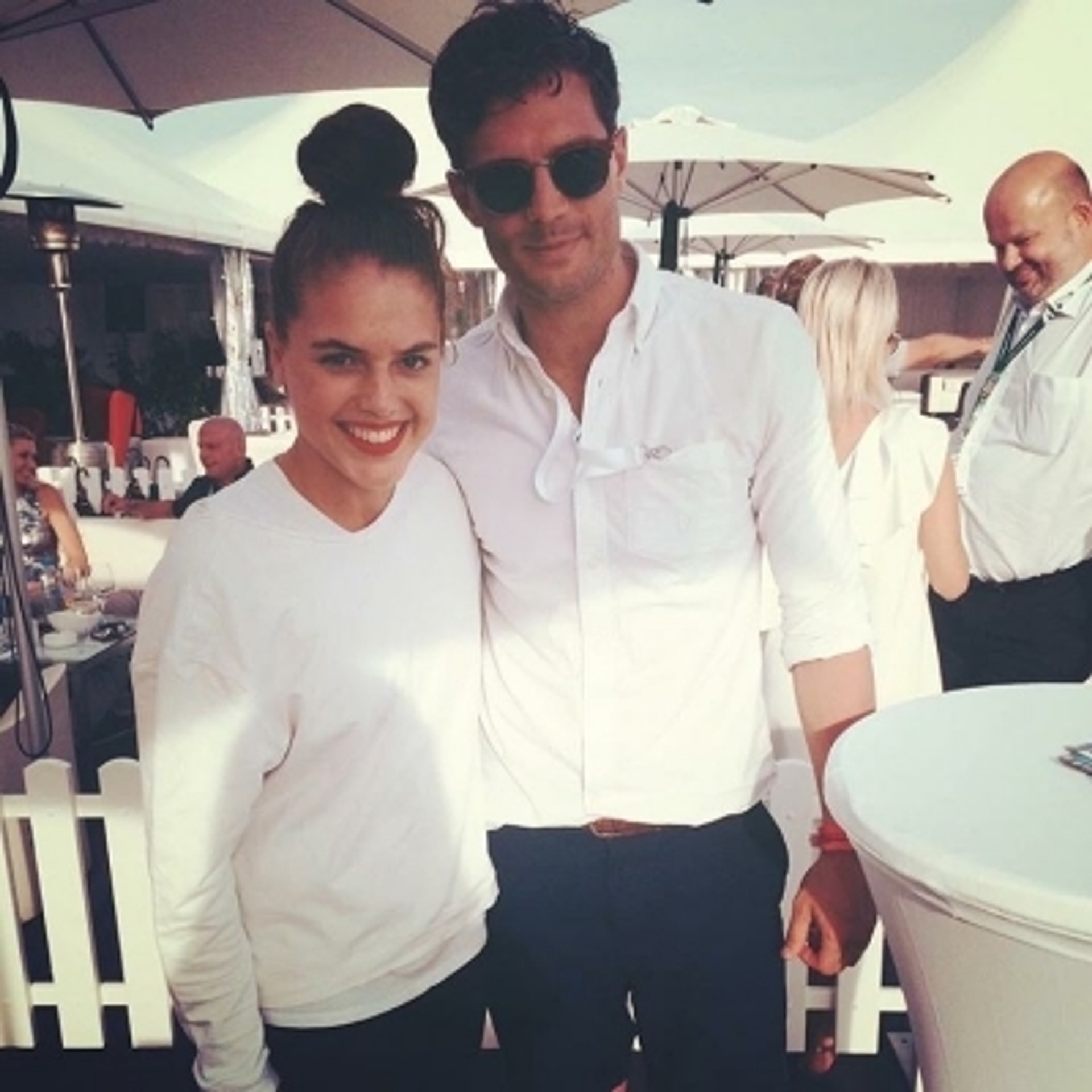 Jamie Dornan s fanúšičkami