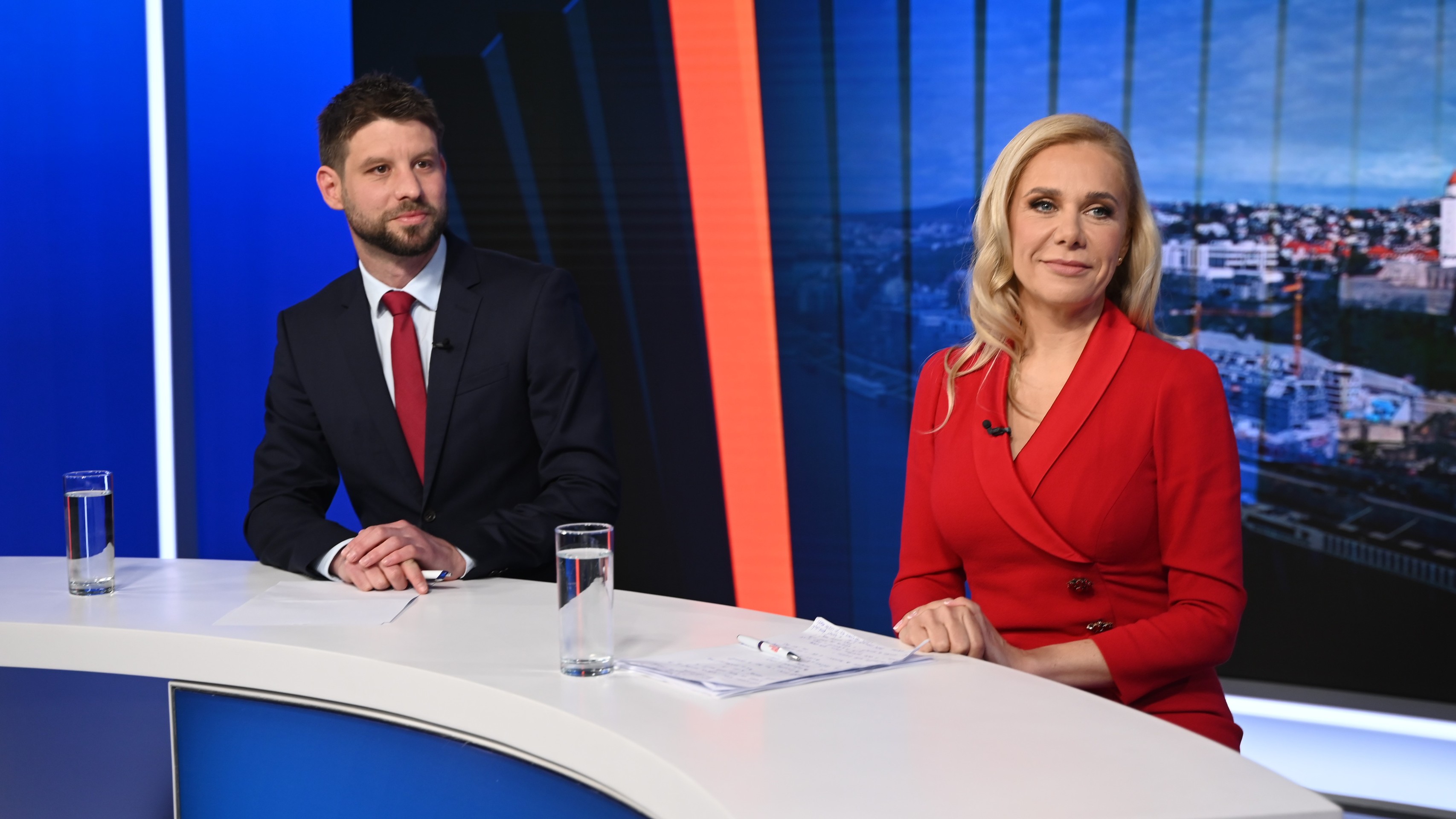 Denisa Saková a Michal Šimečka.