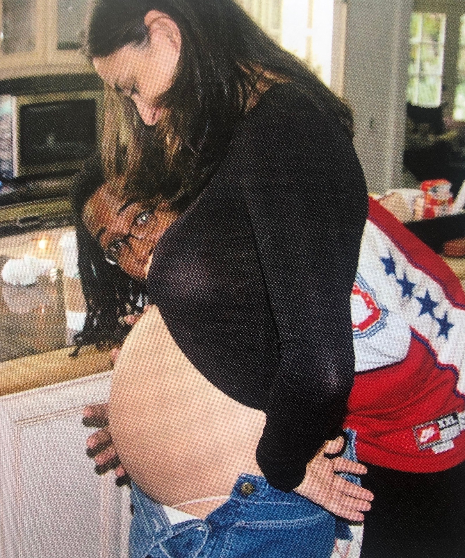 Ashton a Demi s jej dcérou Rumer, ktoej otcom je Bruce Willis.