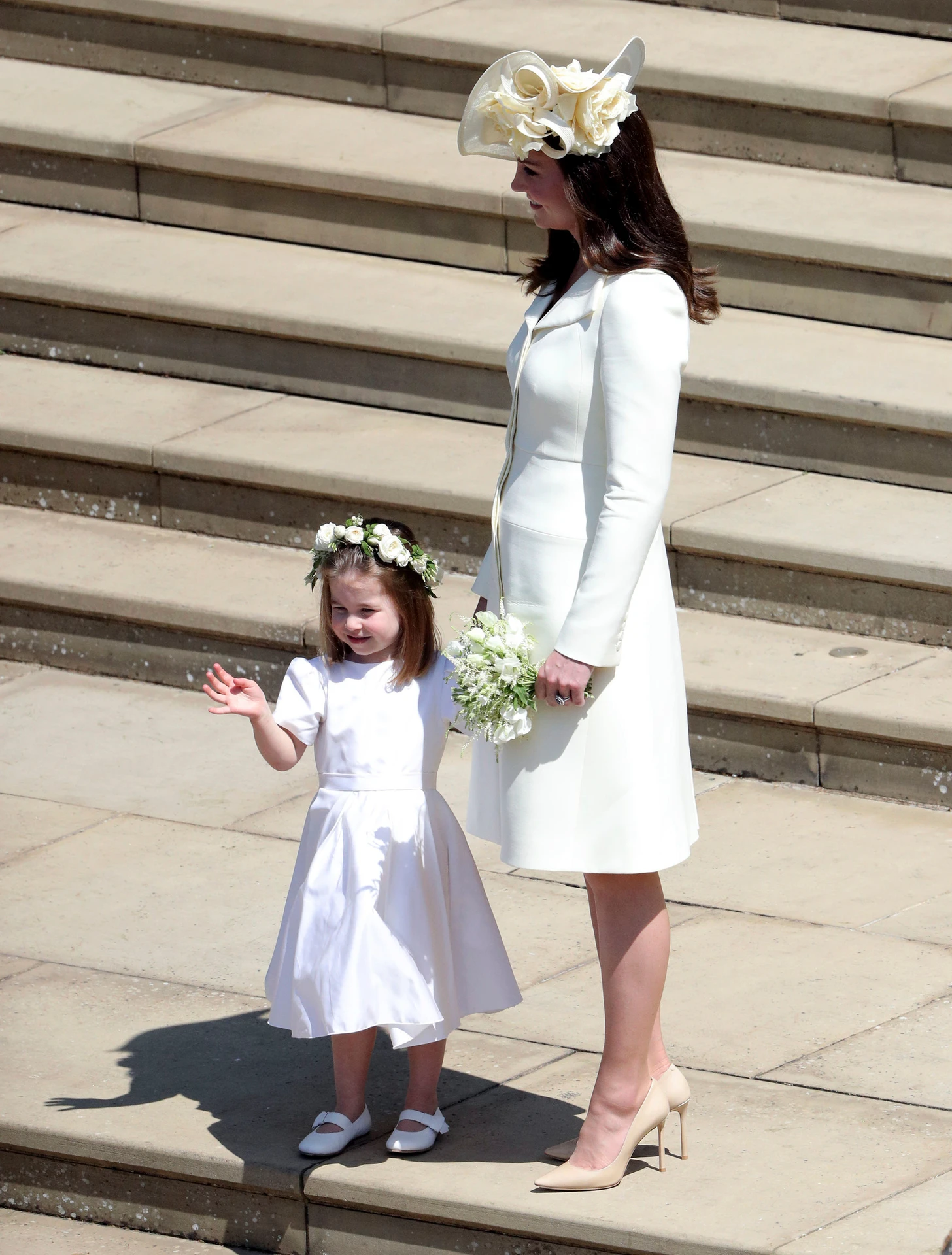 Kate Middleton s princeznou Charlotte