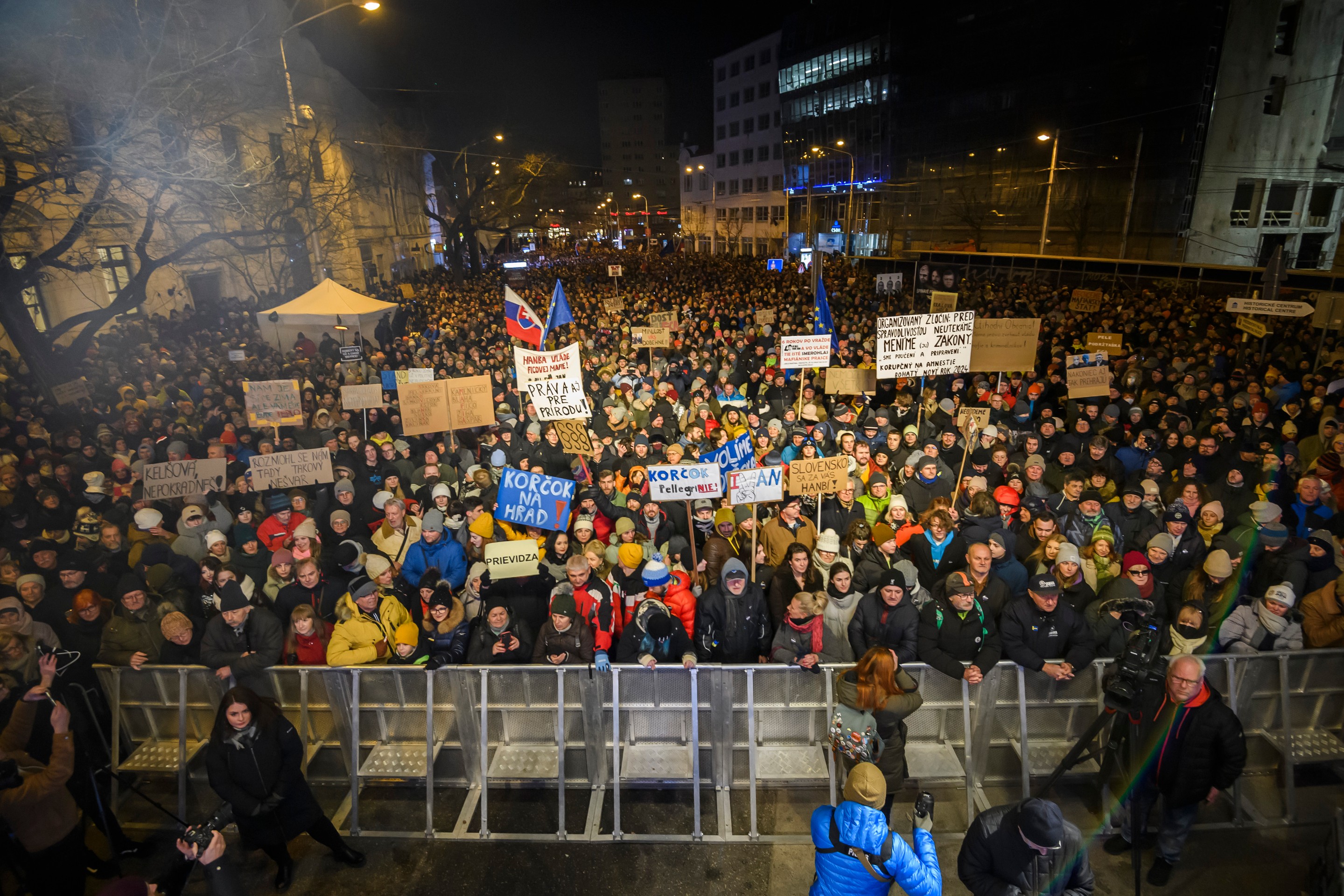 Protest v Bratislave