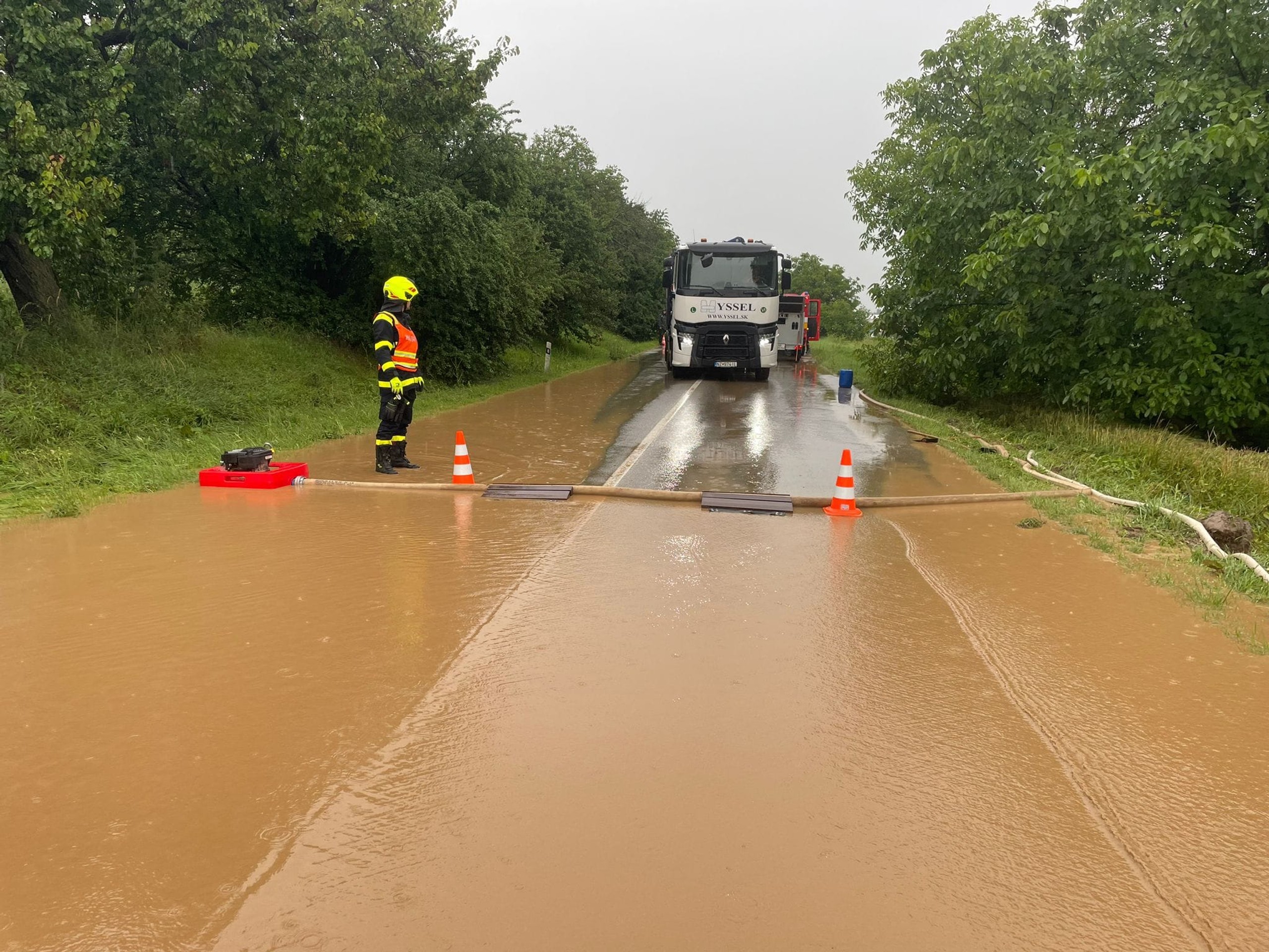 Časť Nitry potrápilo počasie.