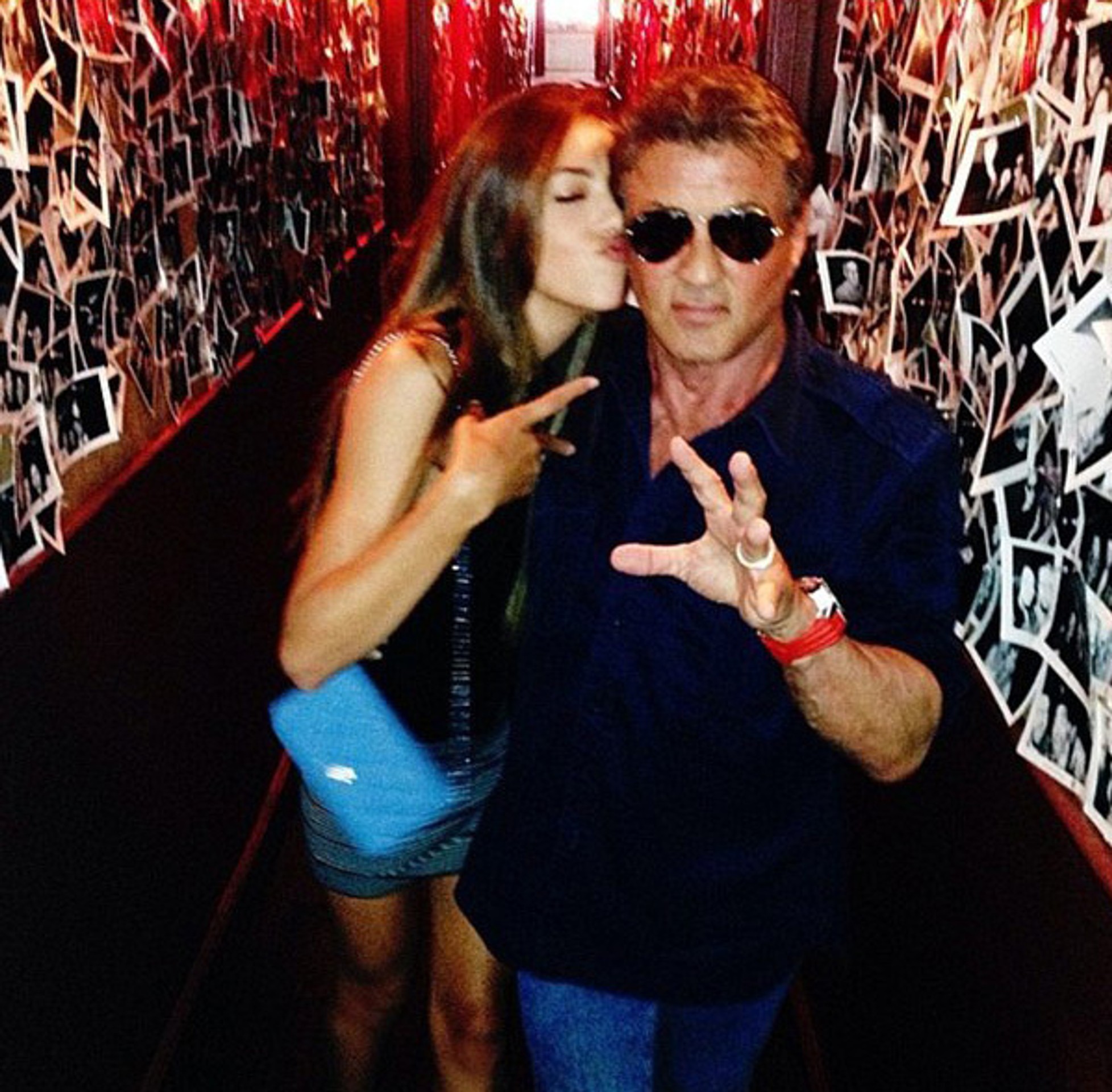 Sylvester Stallone s dcérou