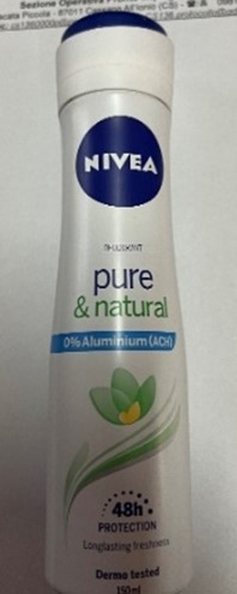 Nivea pure & natural - dezodorant