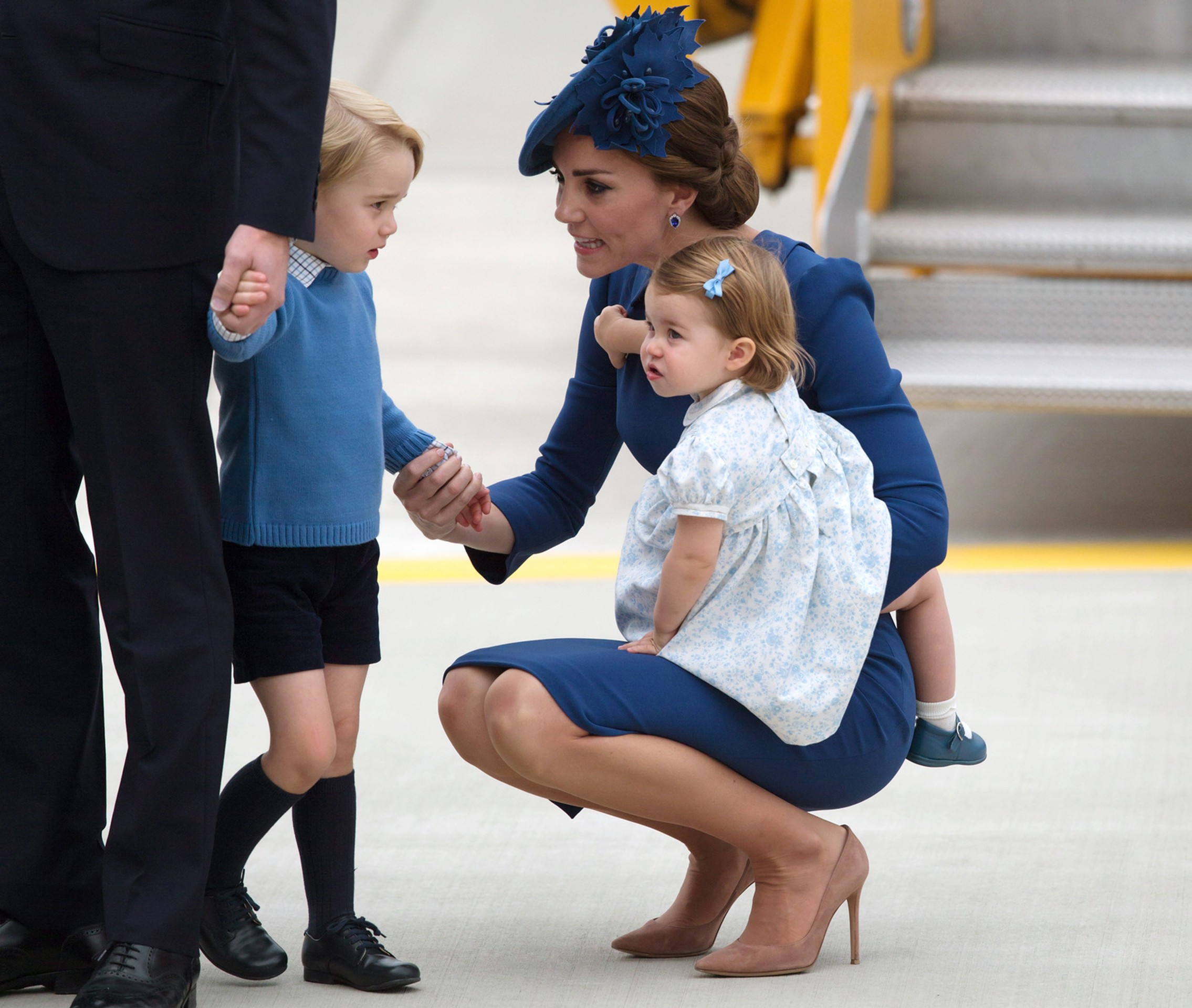 Kate, Charlotte a George.