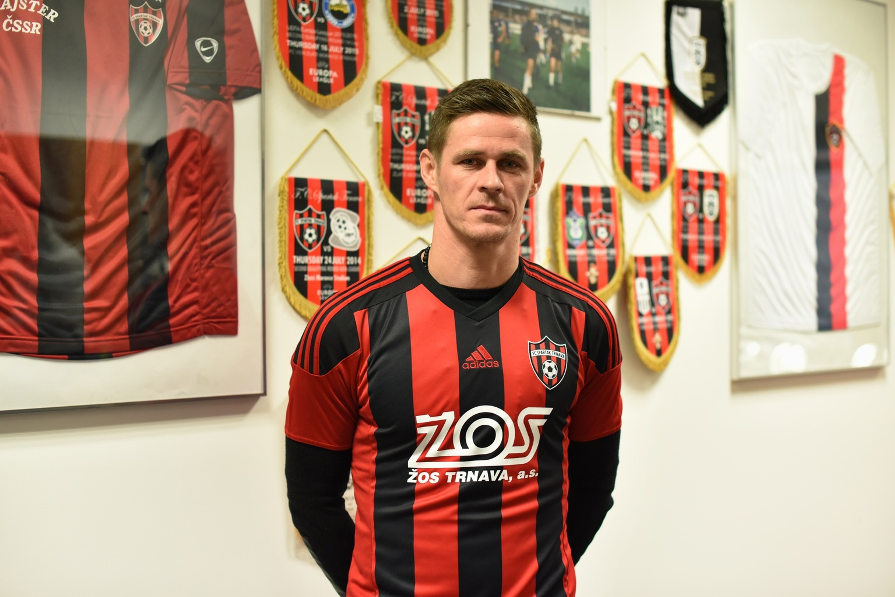 Róbert Jež po podpise zmluvy so Spartakom Trnava.