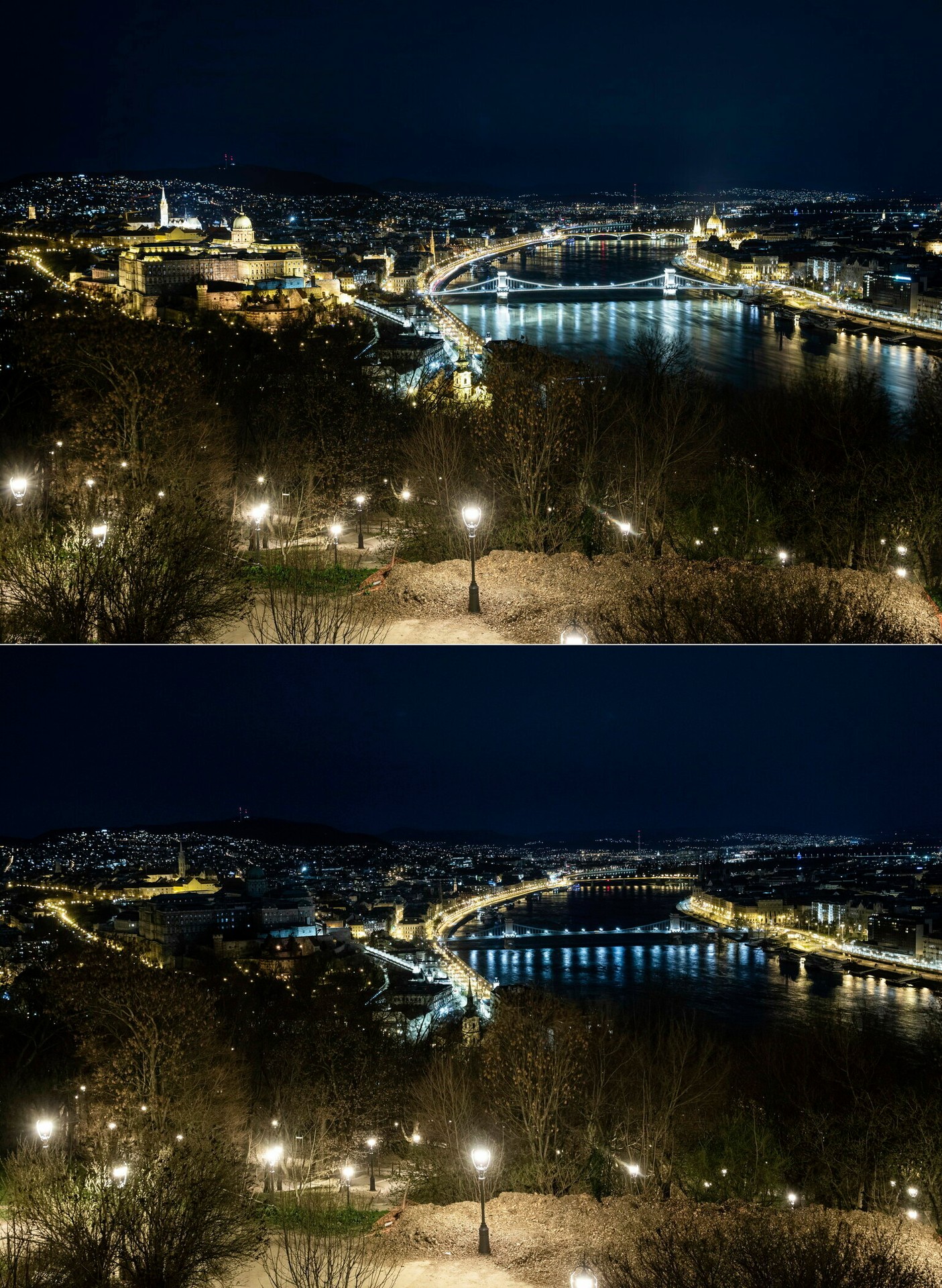 Pohľad na Budapešť.
