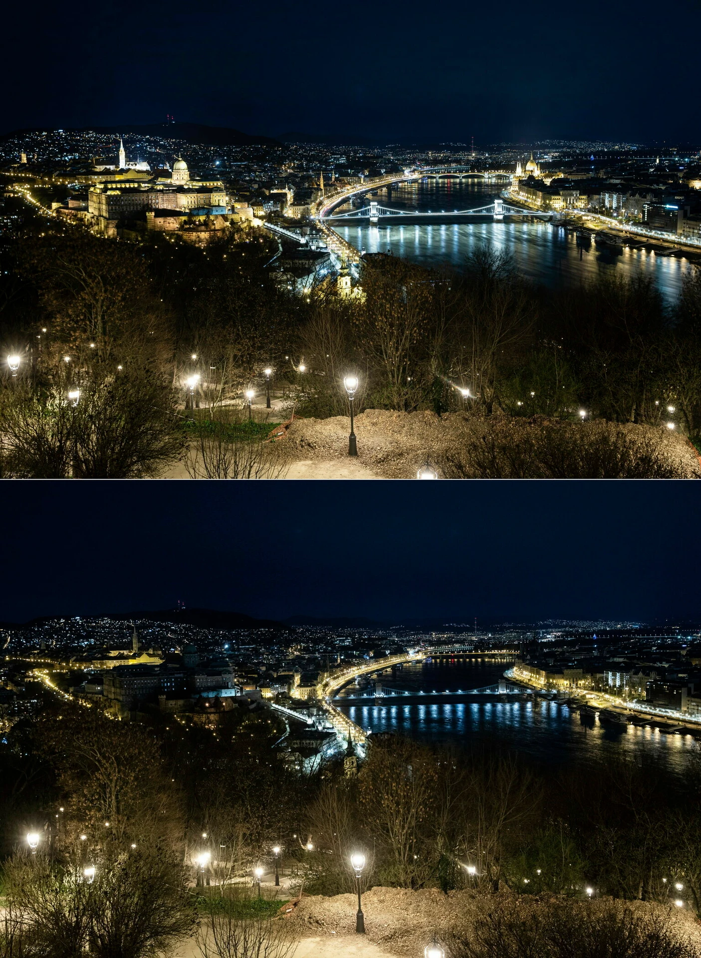 Pohľad na Budapešť.