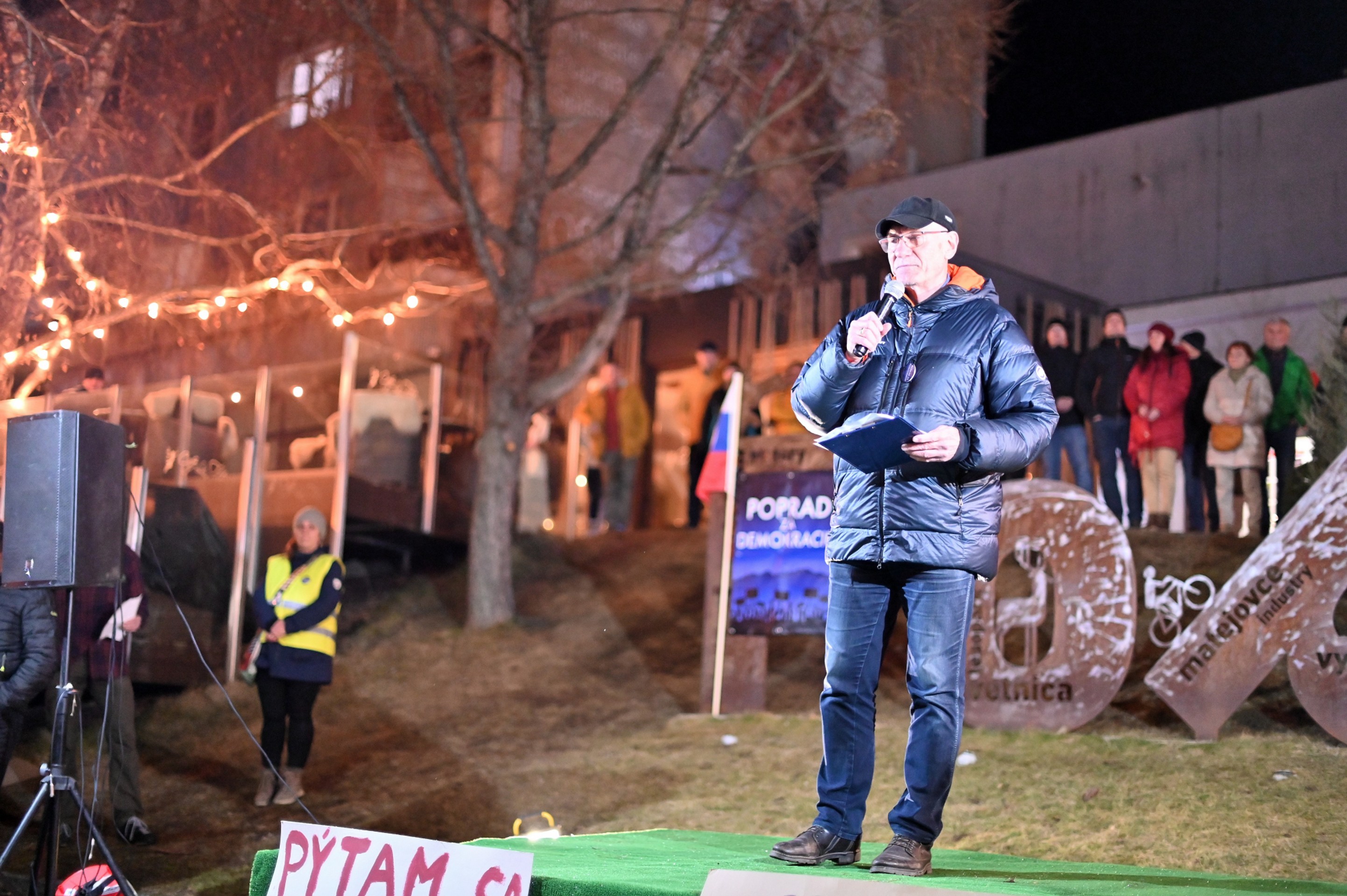 Moderátor občianskych protestov v Poprade
