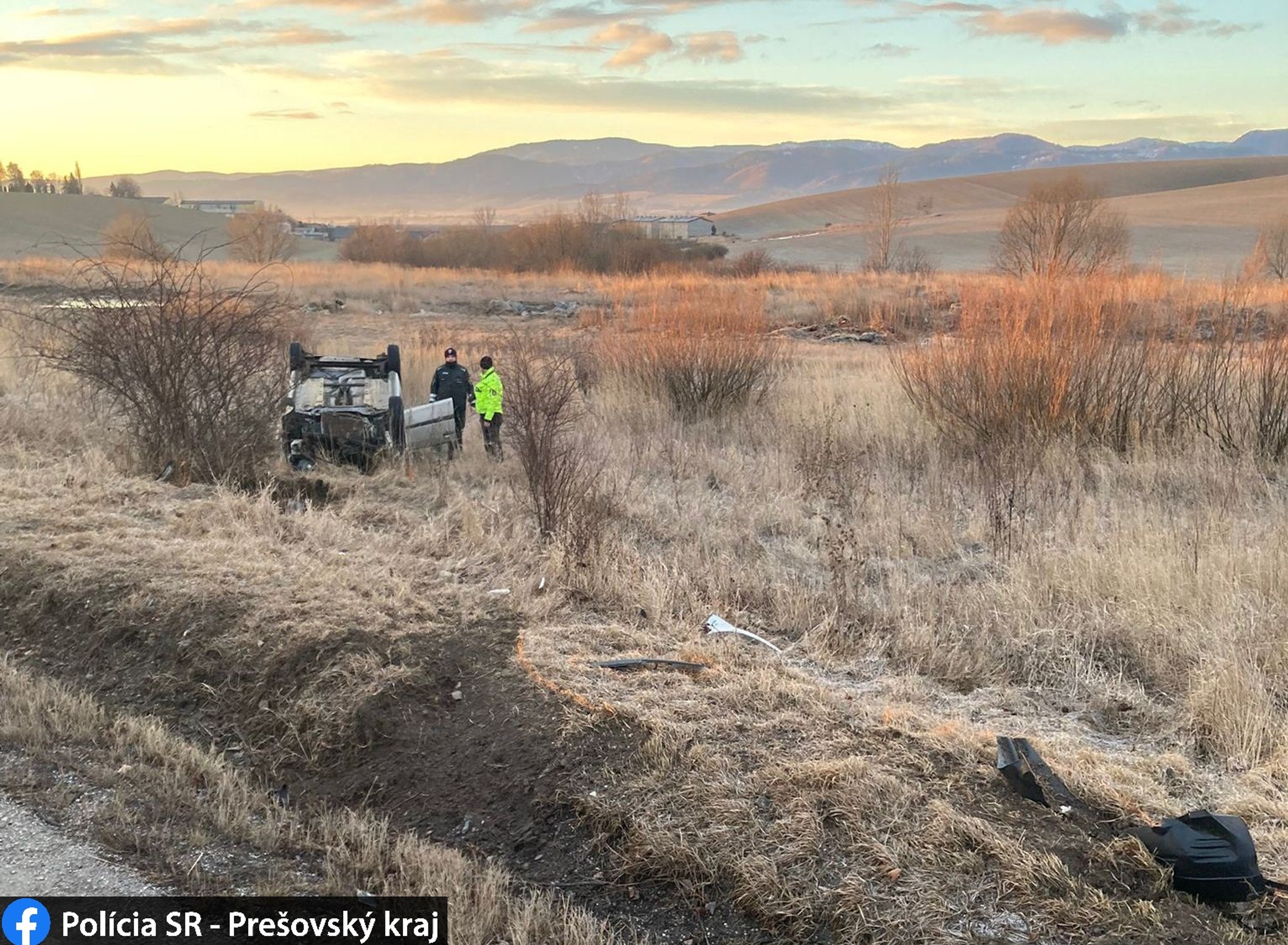 Nehoda medzi obcami Jánovce a Spišský Štvrtok.