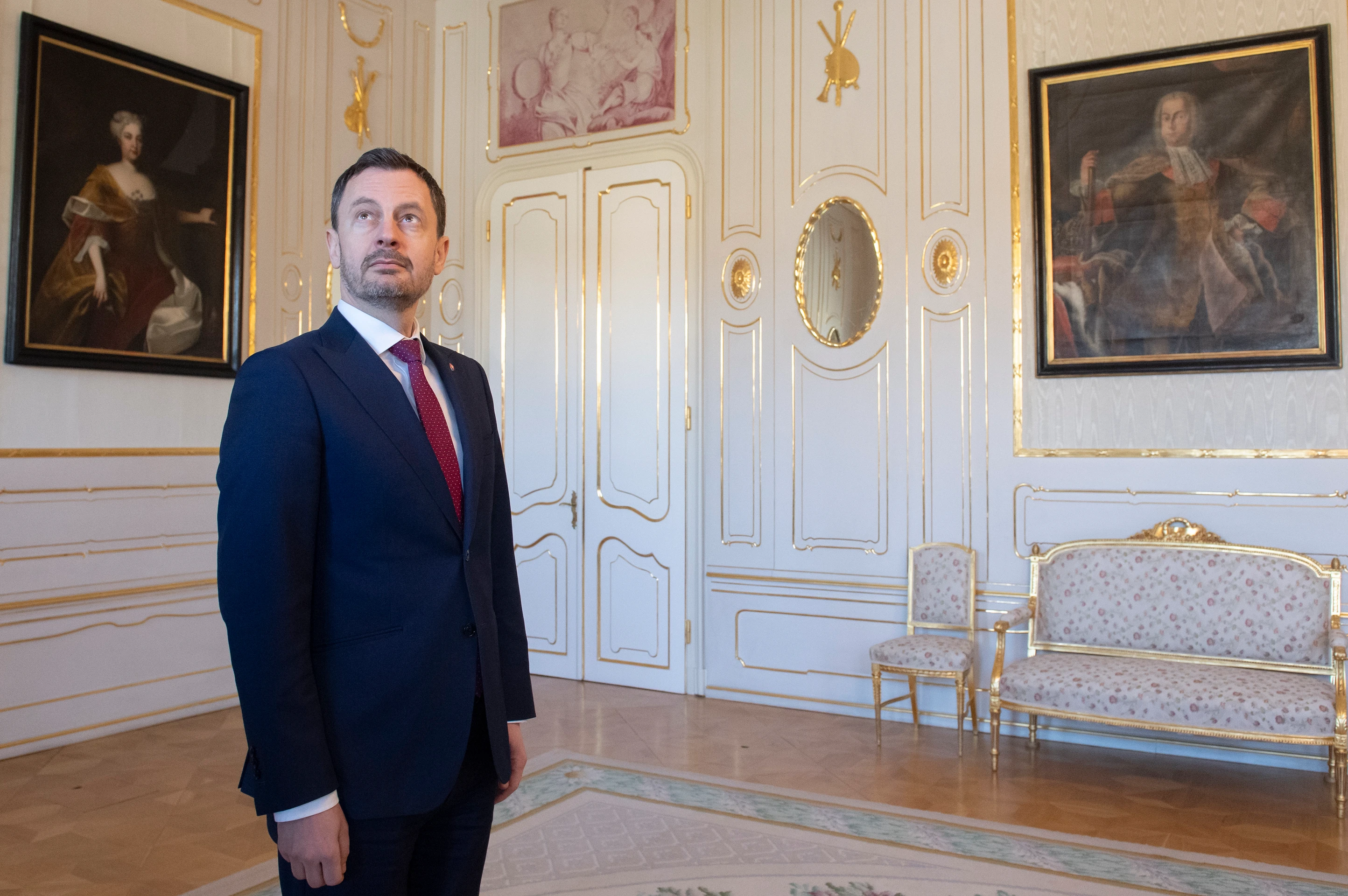 Heger a Lengvarský v prezidentskom paláci