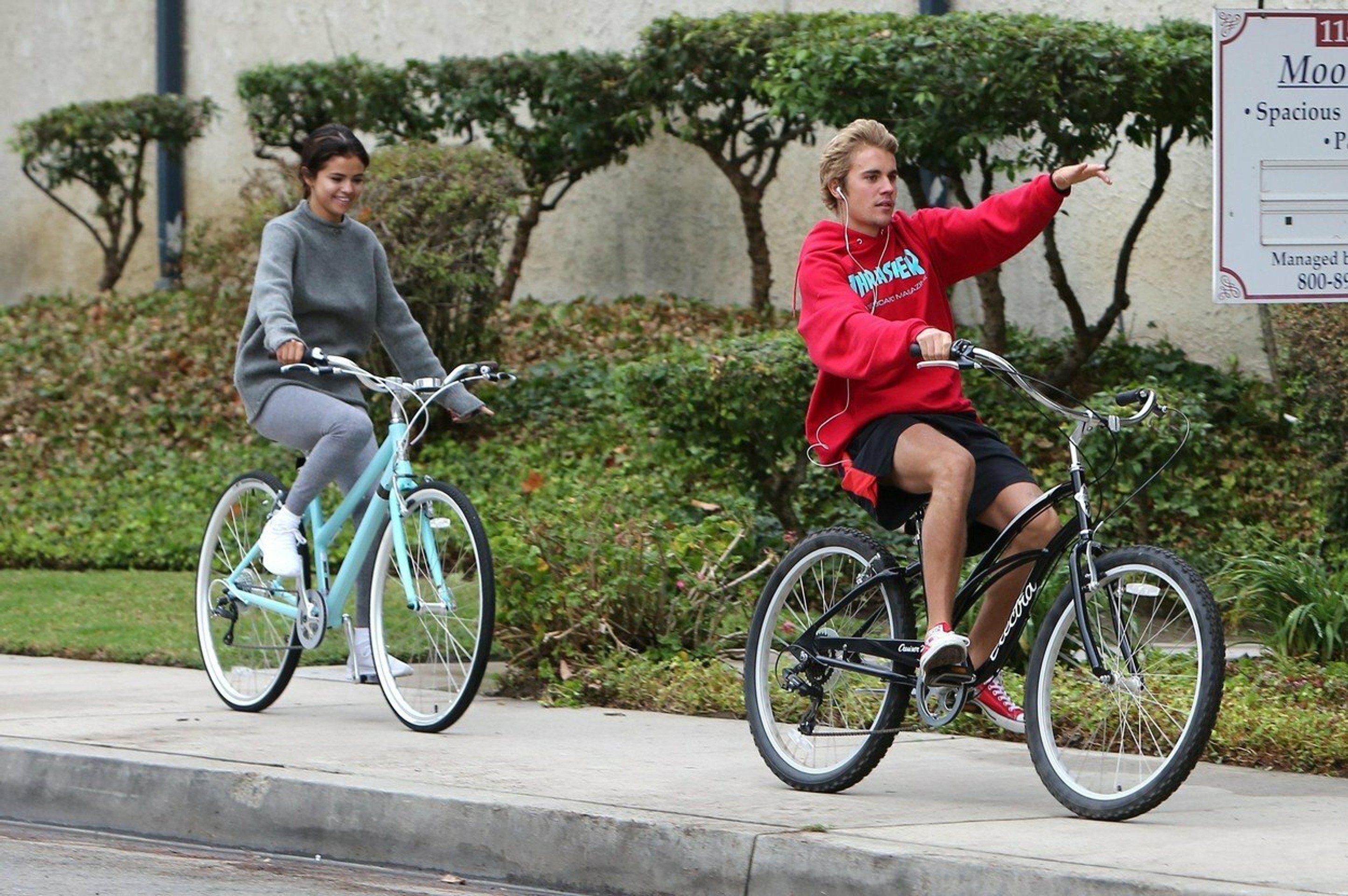 Selena Gomez a Justin Bieber.