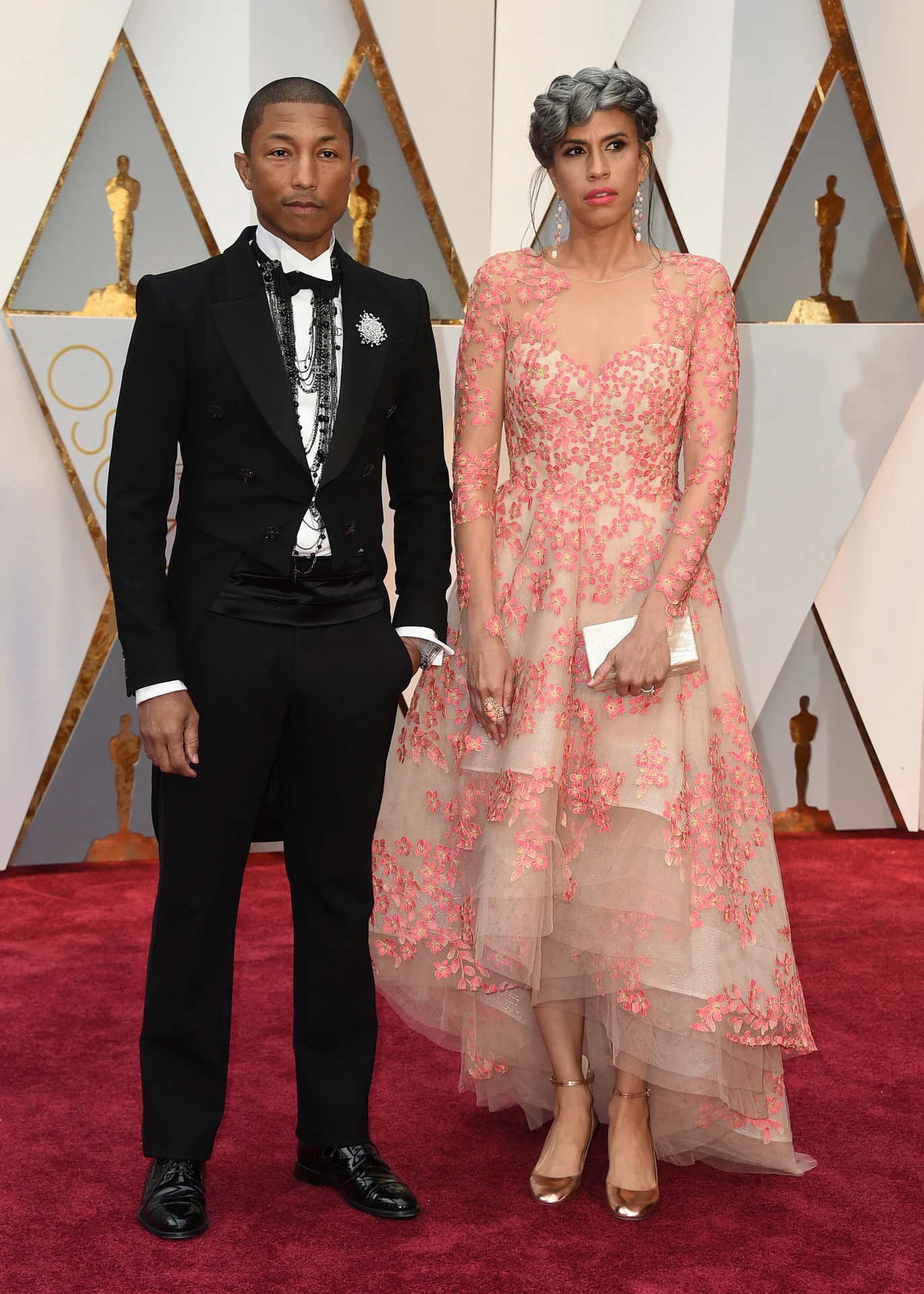 Pharrell Williams s manželkou