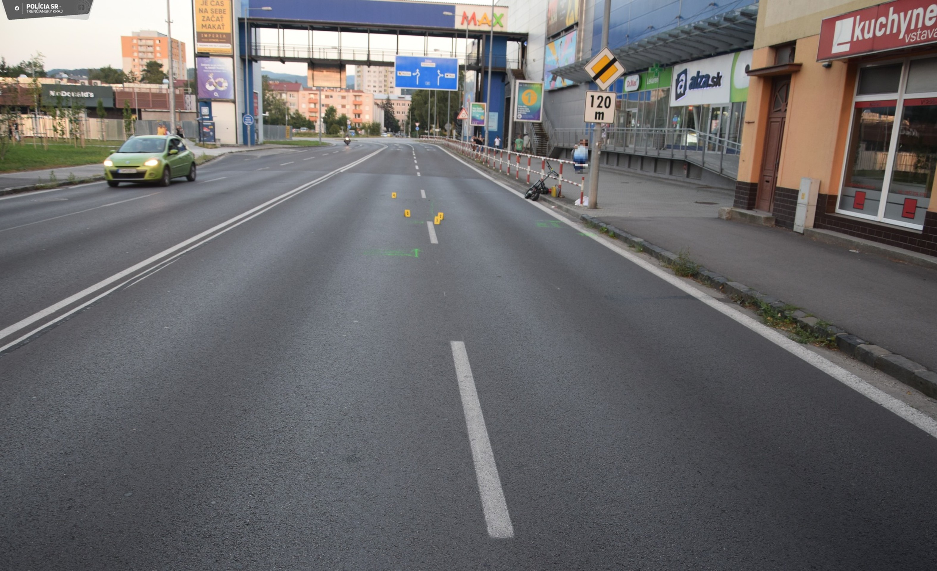 Tragická nehoda v Trenčíne.