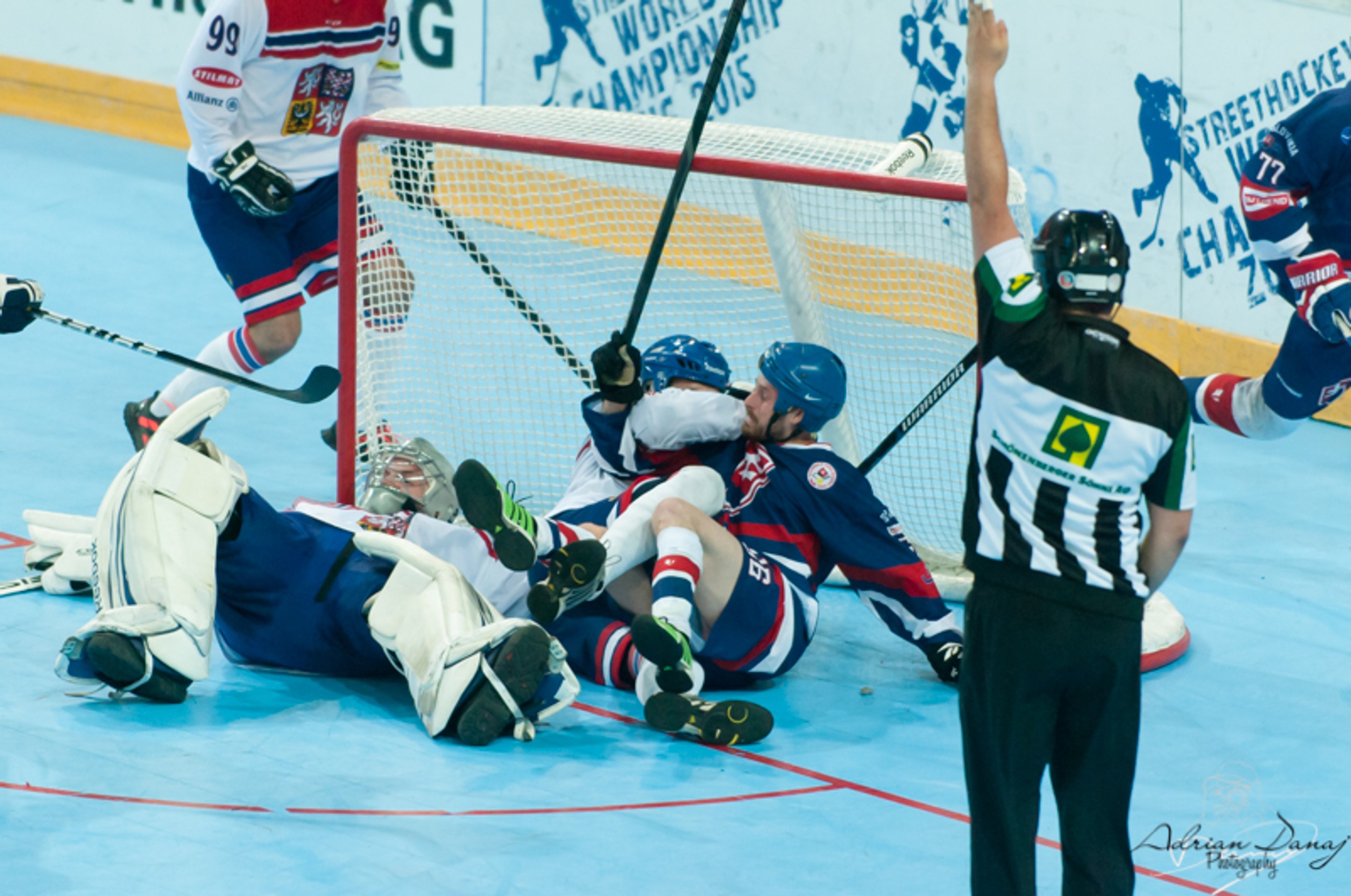 Slovenský hokejbalista Boris Oravec