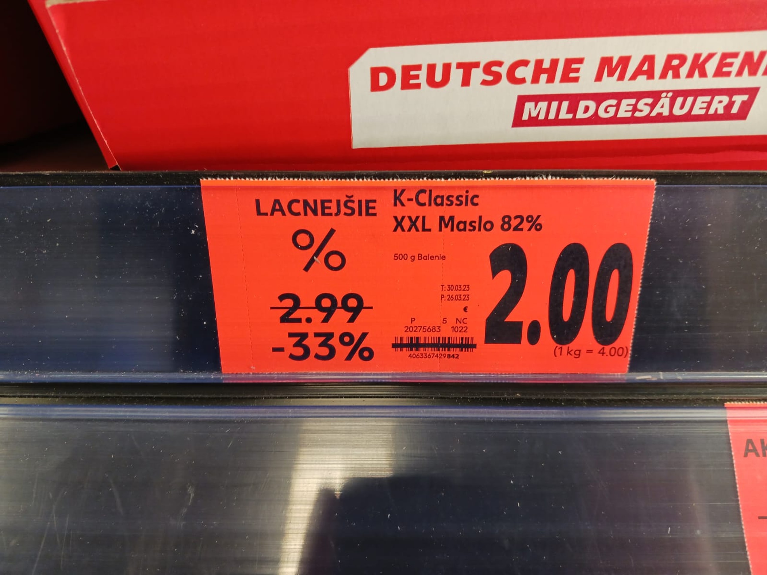 Veľké akcie na maslo