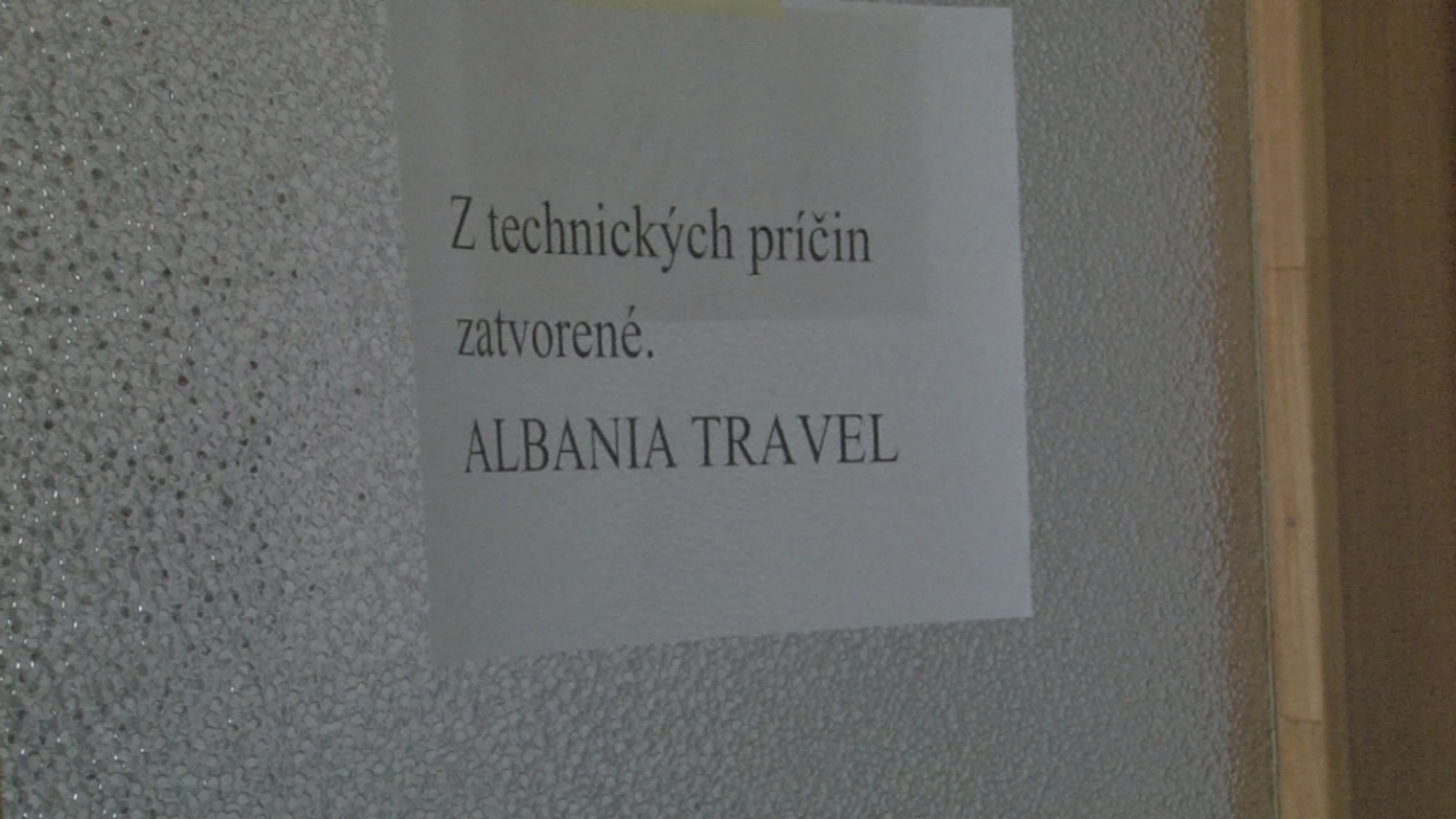 Na Slovensku skrachovala cestovka Albania Travel.