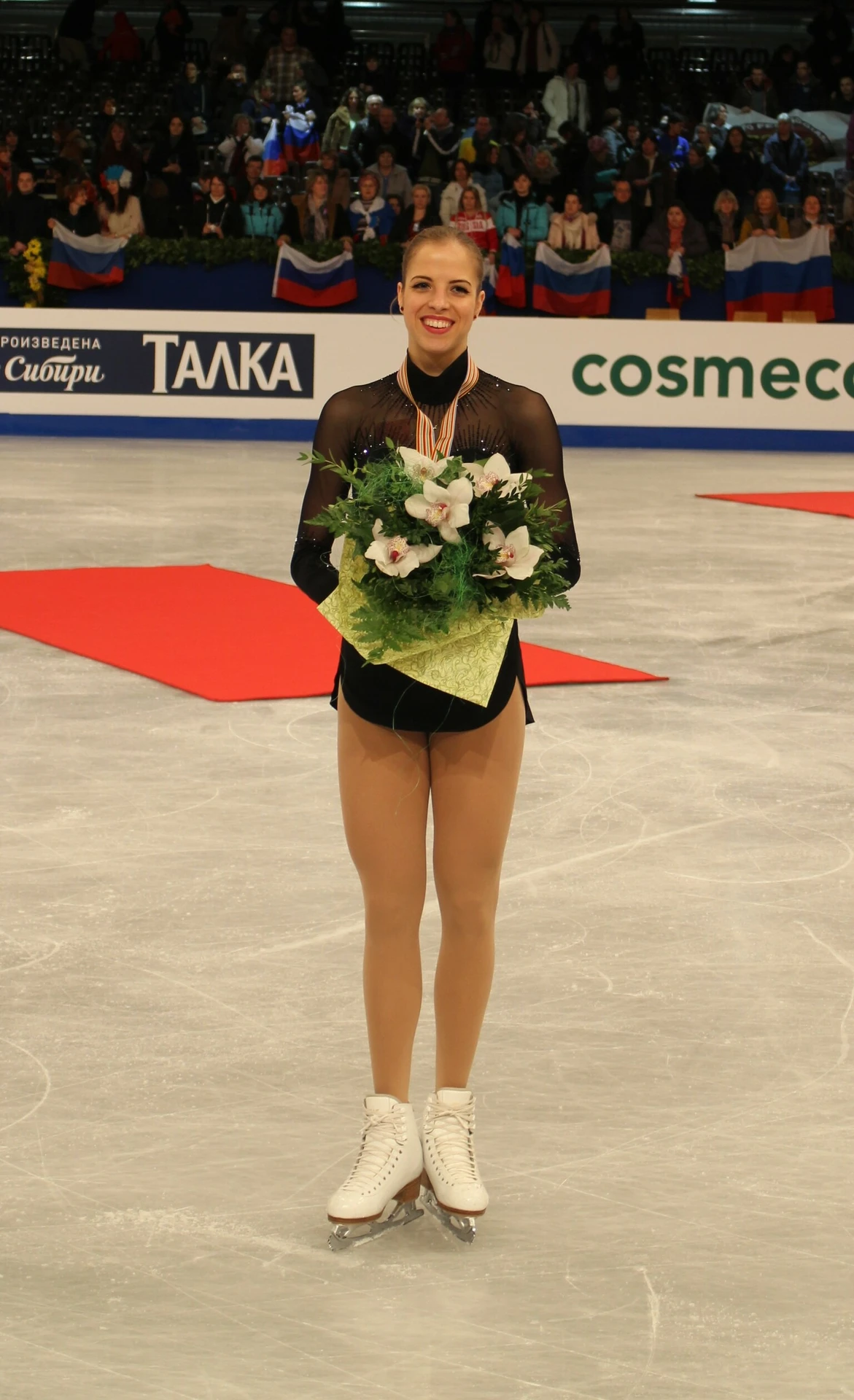 Bronzová medailistka Carolina Kostnerová.