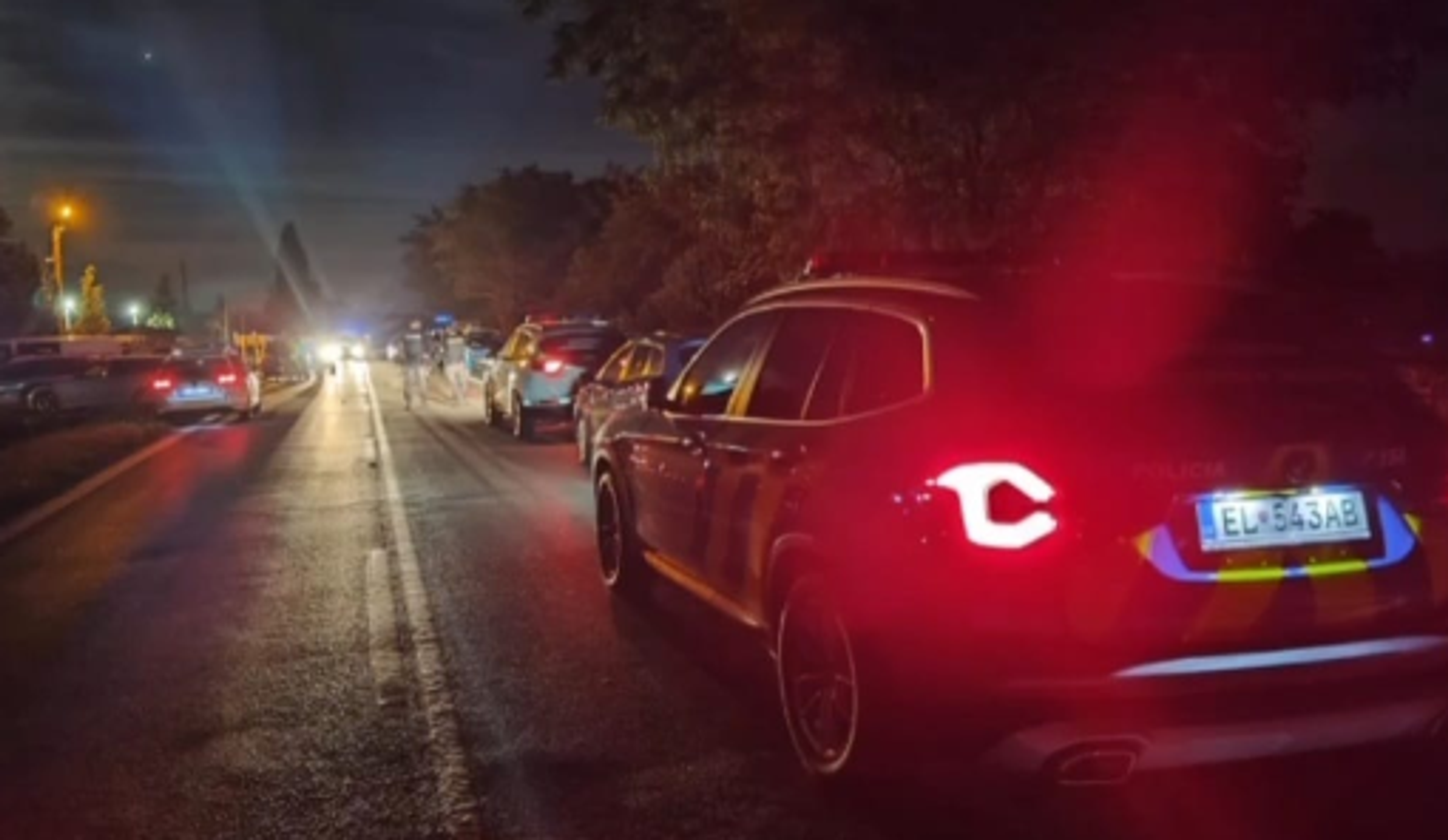 Polícia na mieste nešťastia v obci Dojč.