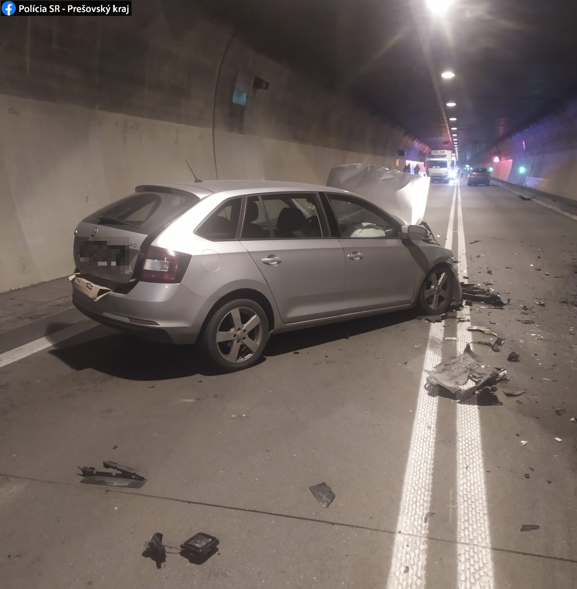 Nehoda v tuneli Branisko