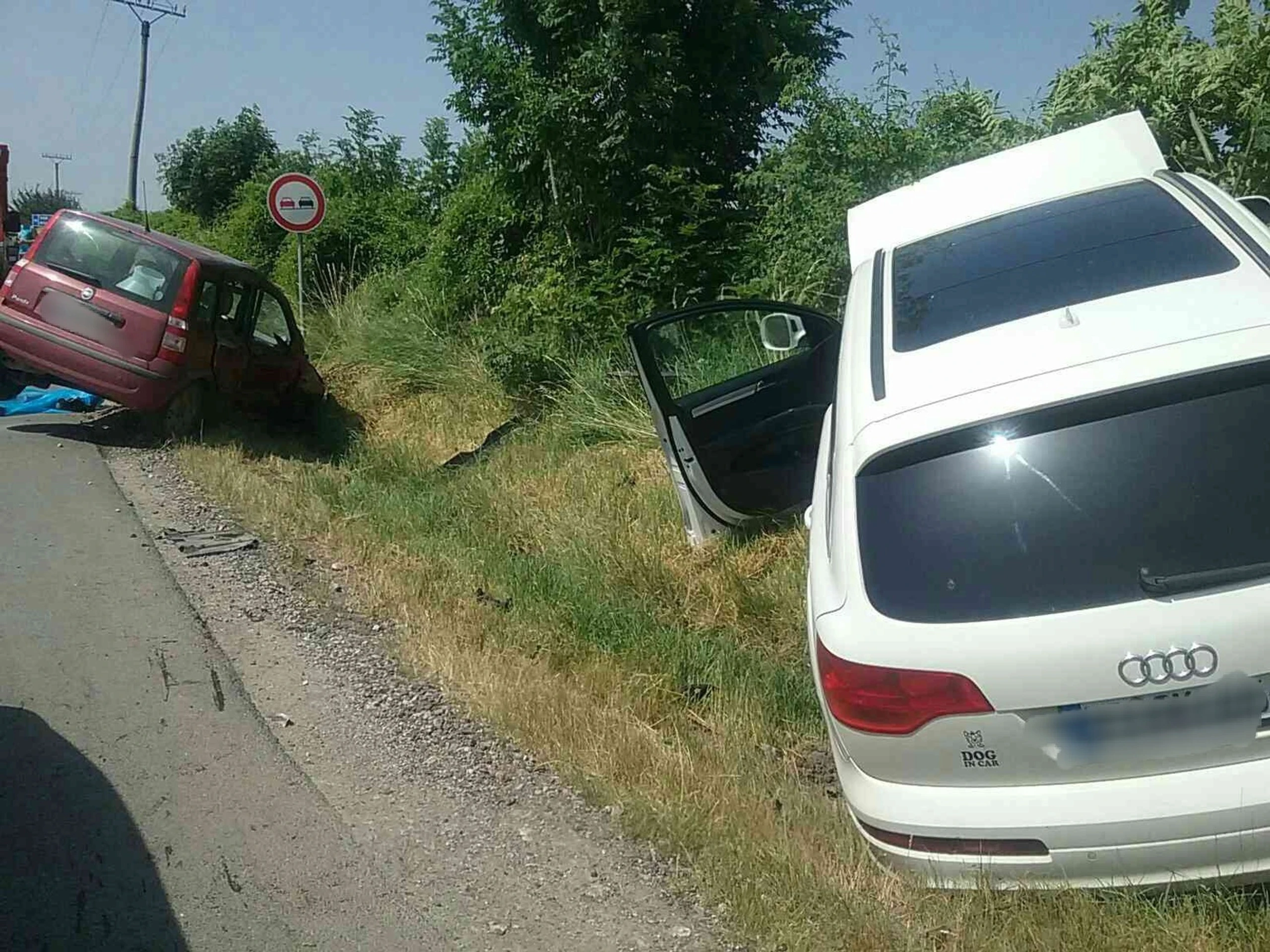 Nehoda v katastri obce Pohranice. 